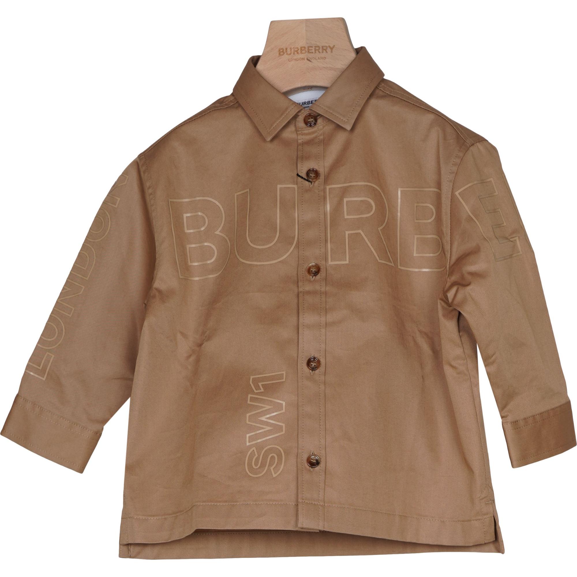 호스페리 프린트 코튼 셔츠