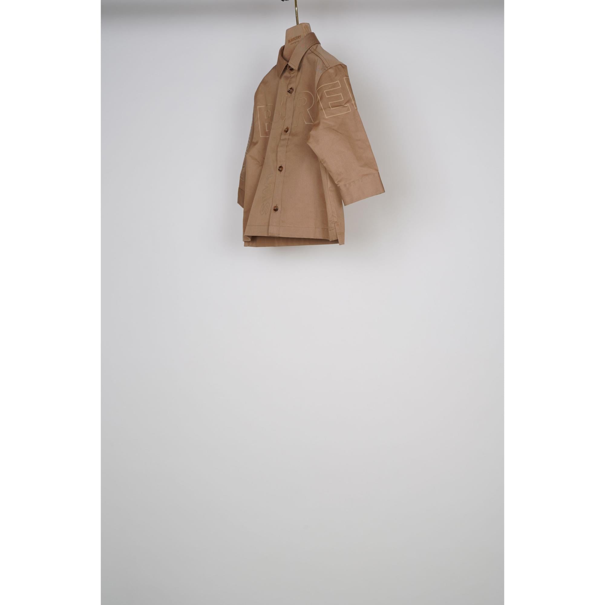 호스페리 프린트 코튼 셔츠