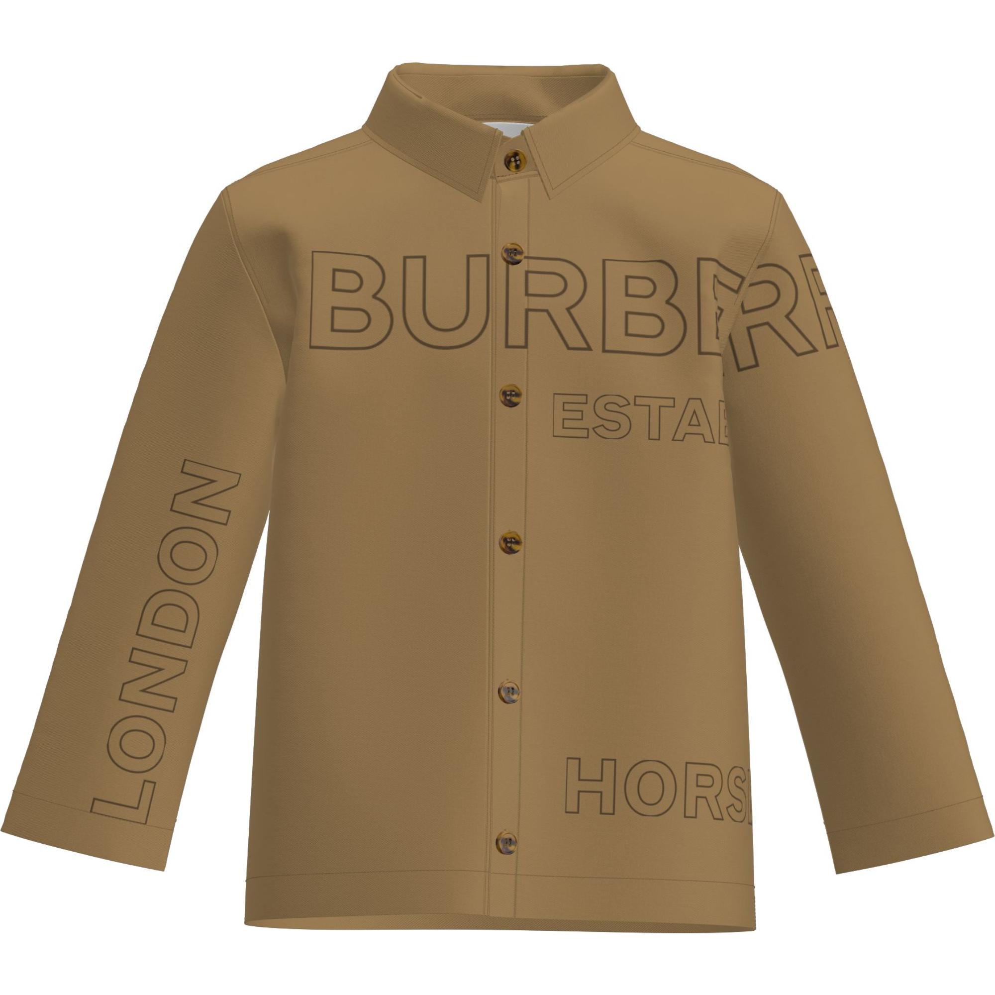 호스페리 프린트 코튼 셔츠