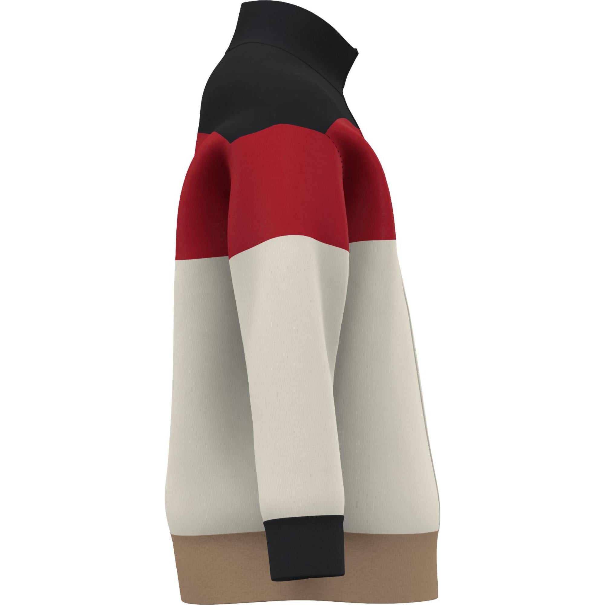 로고 그래픽 아플리케 울 퍼넬넥 재킷