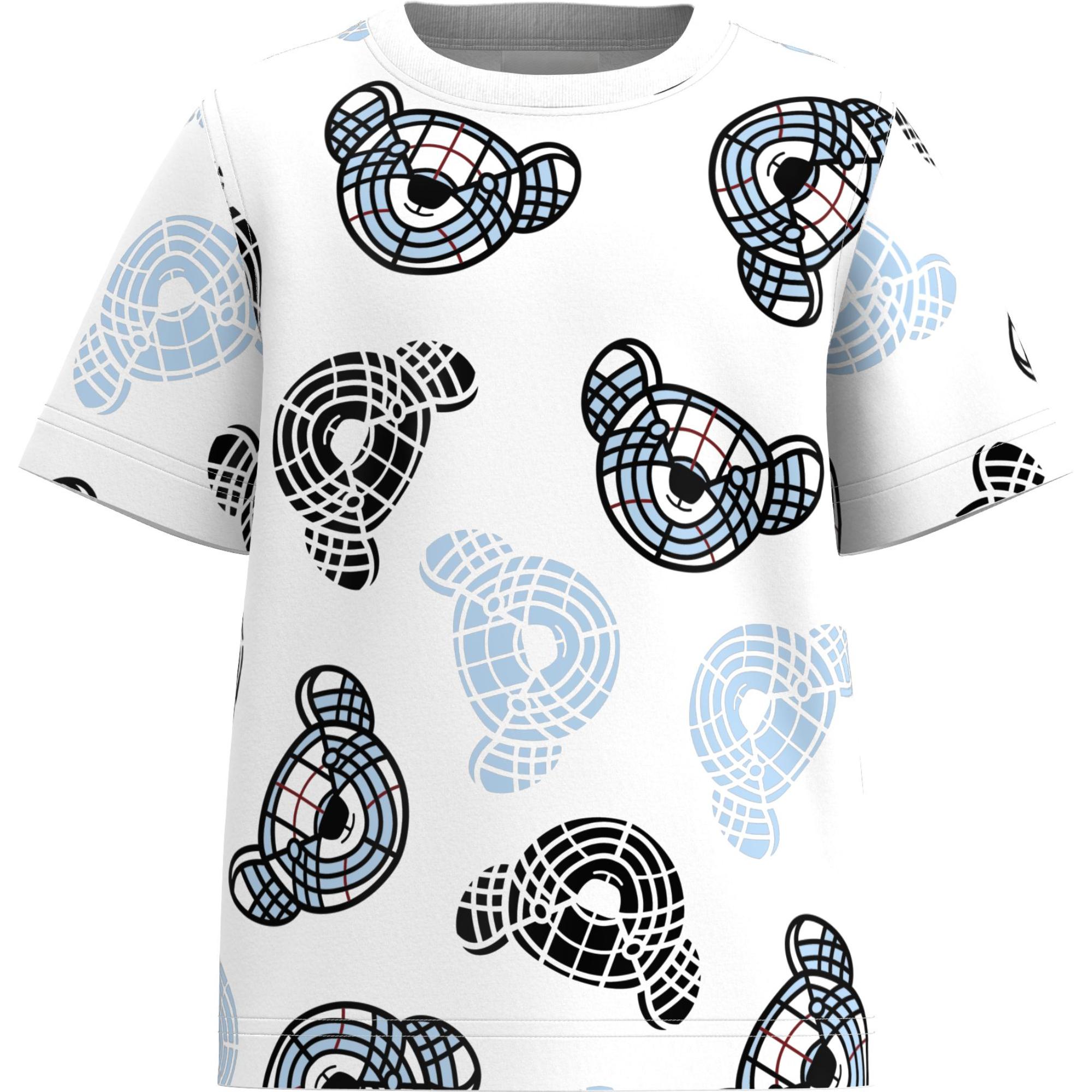 토마스 베어 프린트 코튼 티셔츠