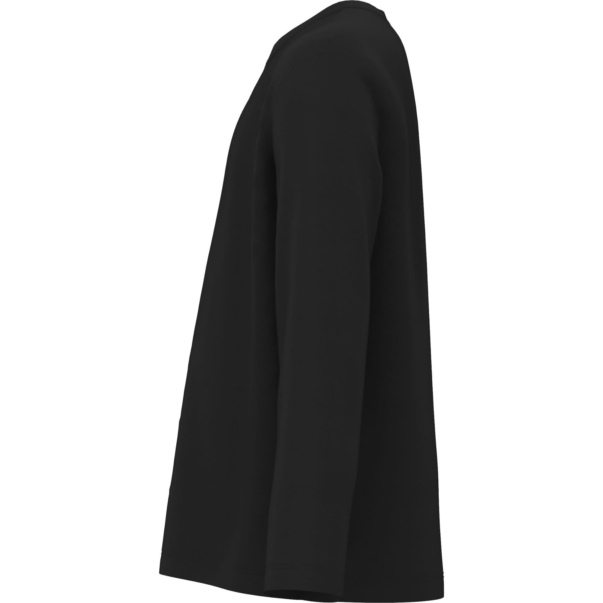 롱 슬리브 몽타주 프린트 코튼 톱