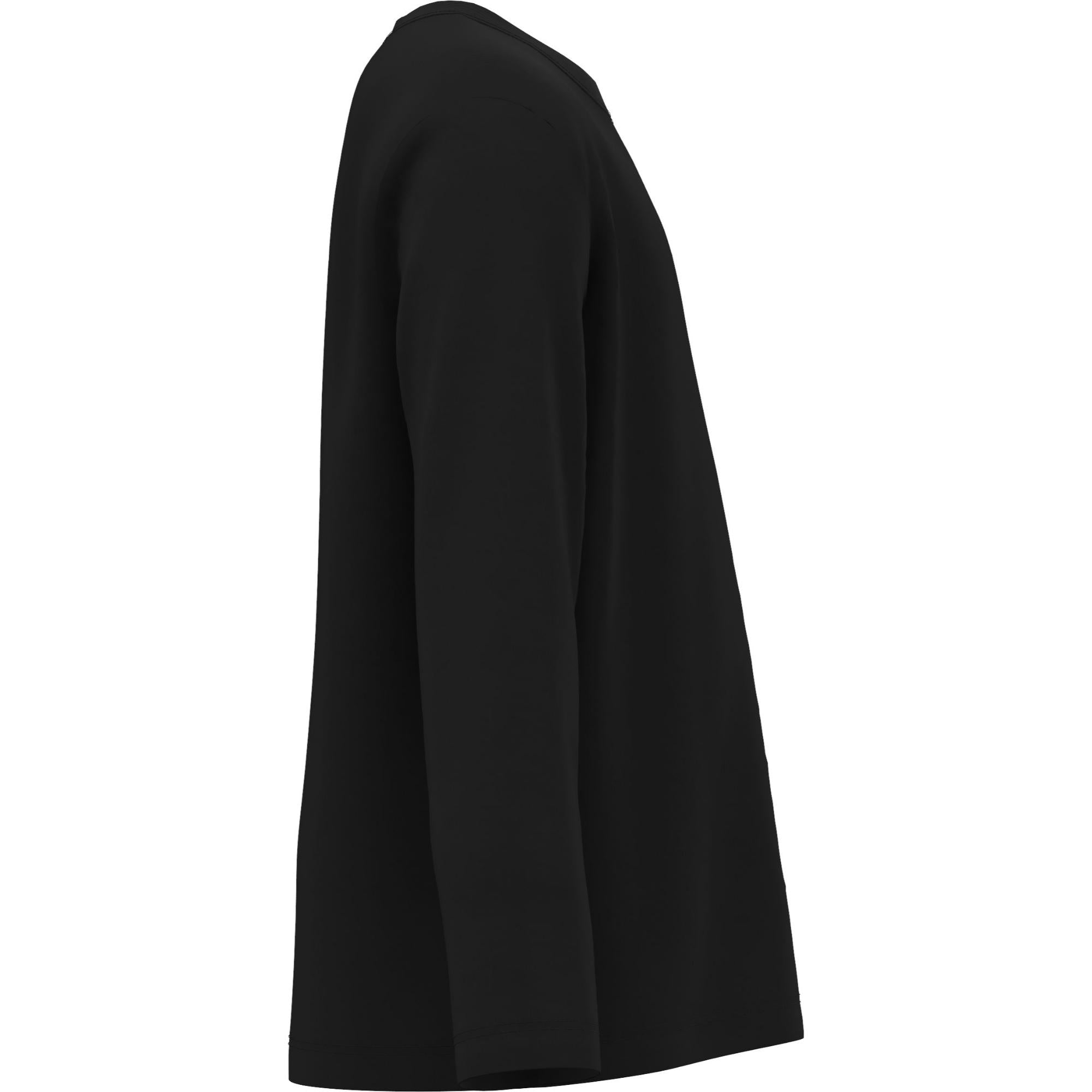 롱 슬리브 몽타주 프린트 코튼 톱