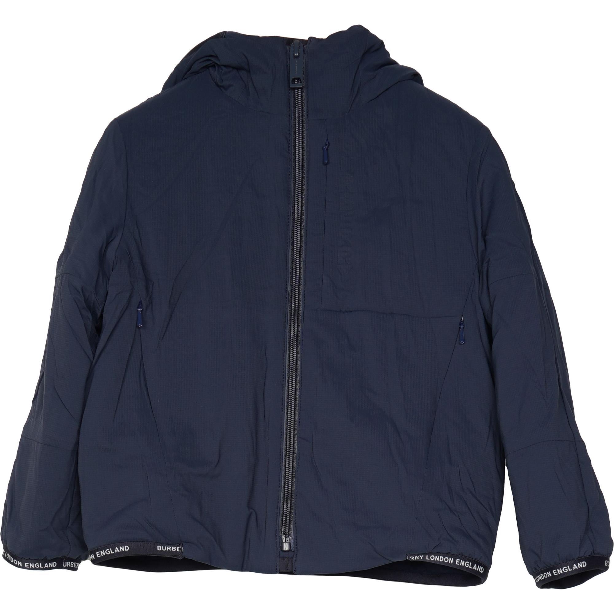 로고 테이프 나일론 후드 재킷