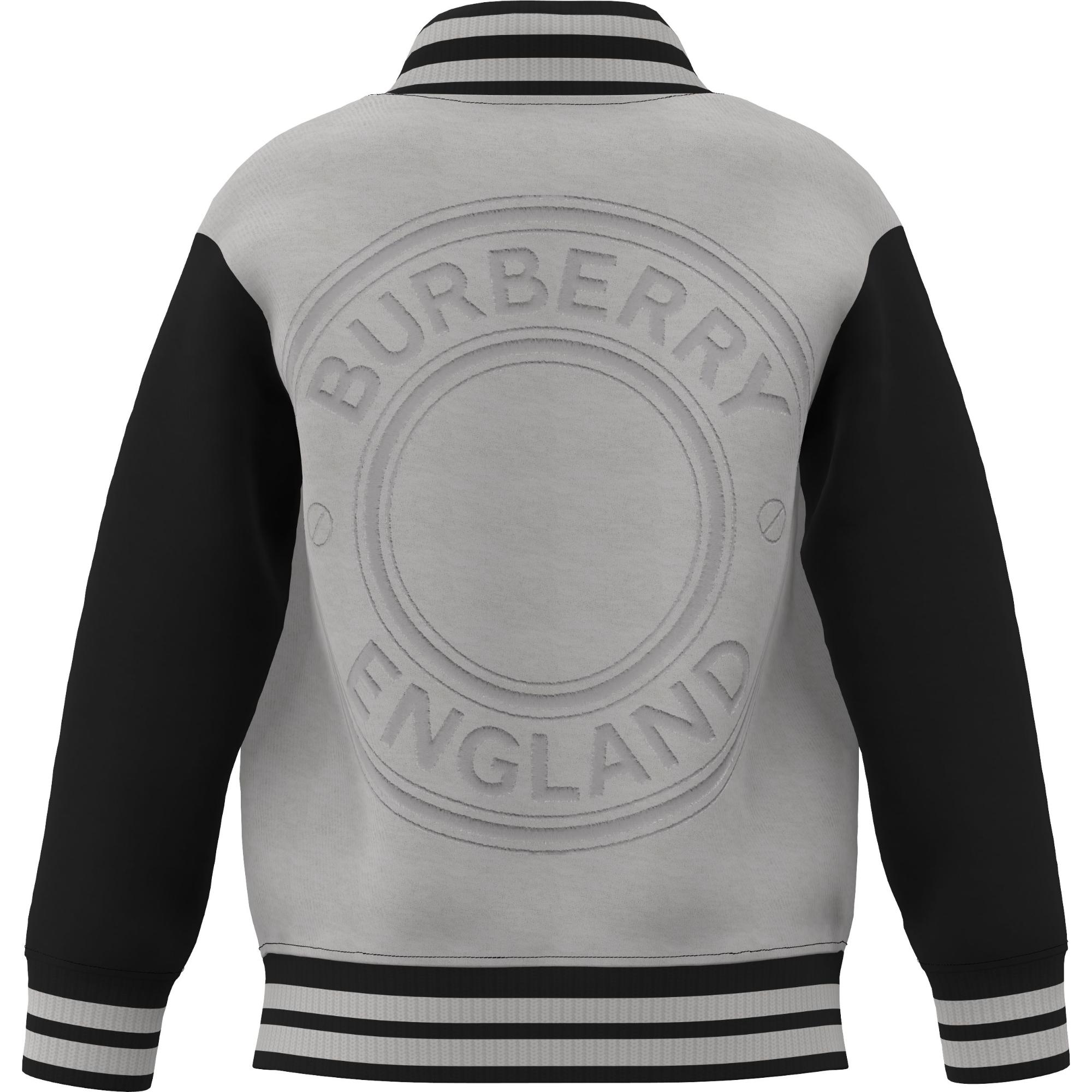 로고 그래픽 투톤 테크니컬 코튼 재킷