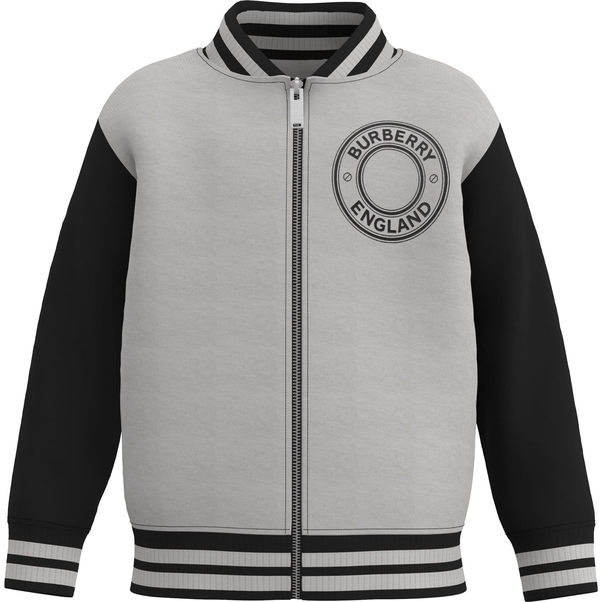 로고 그래픽 투톤 테크니컬 코튼 재킷