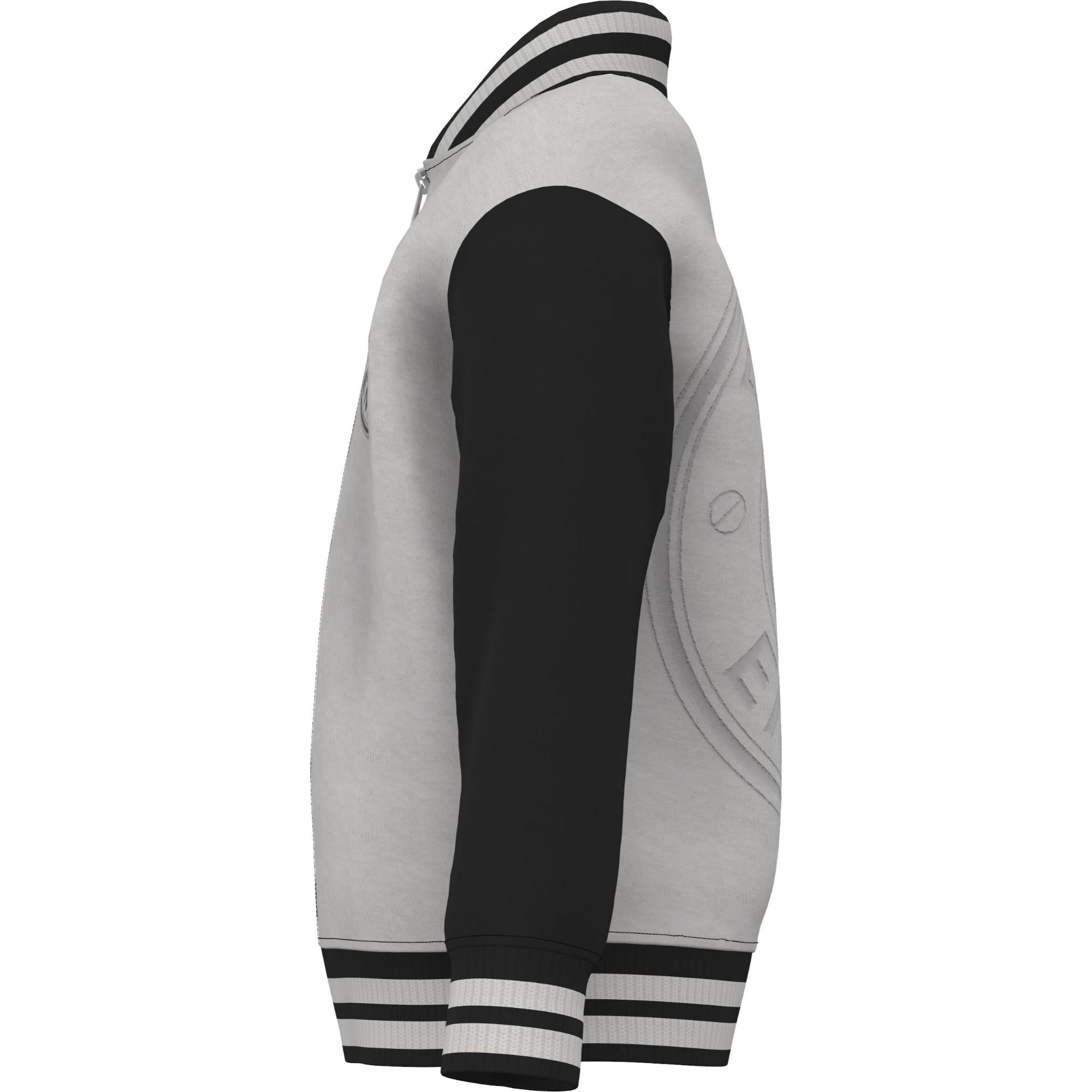 로고 그래픽 투톤 테크니컬 코튼 재킷