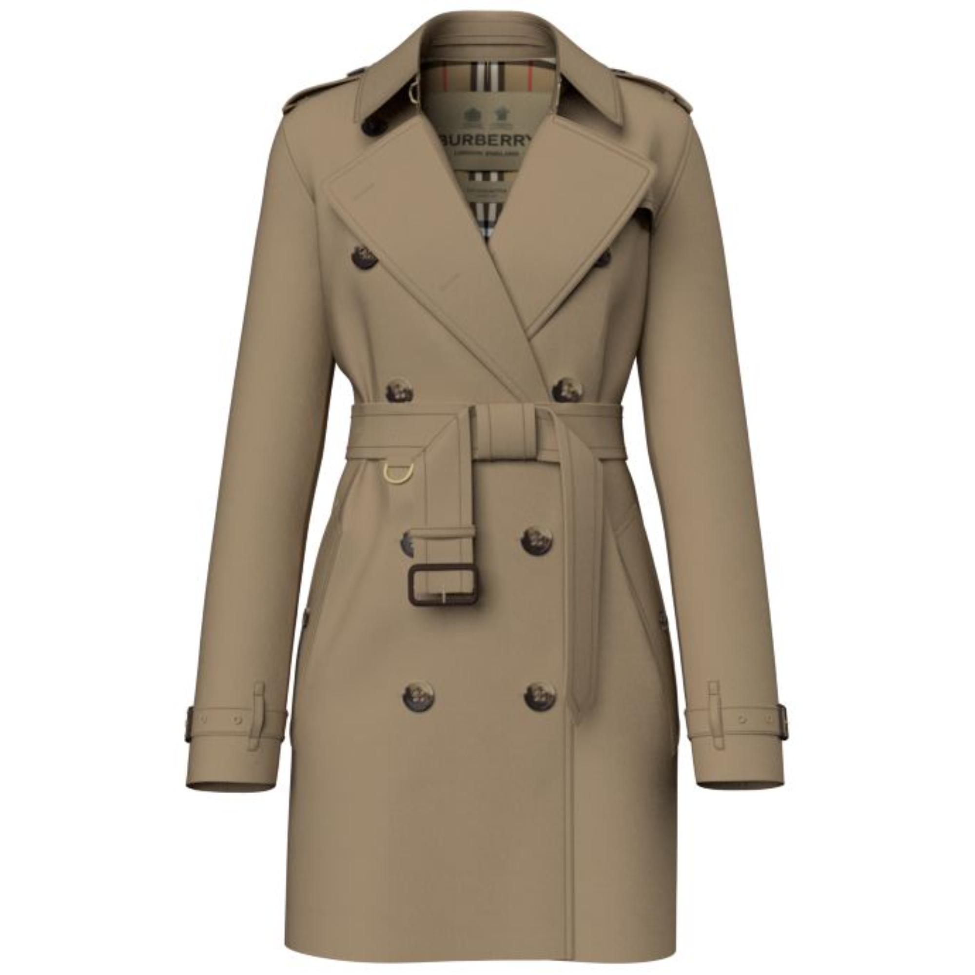 쇼트 켄징턴 헤리티지 트렌치코트