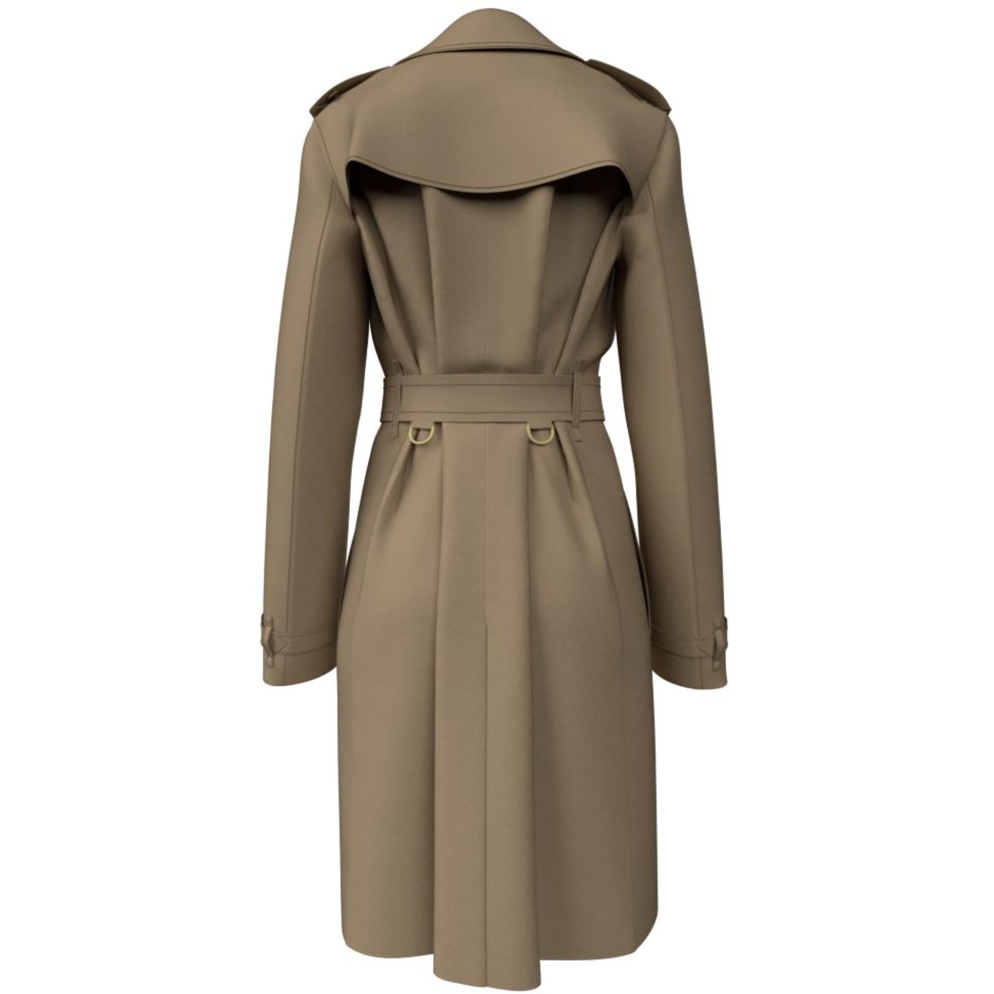 미드 렝스 켄징턴 헤리티지 트렌치코트