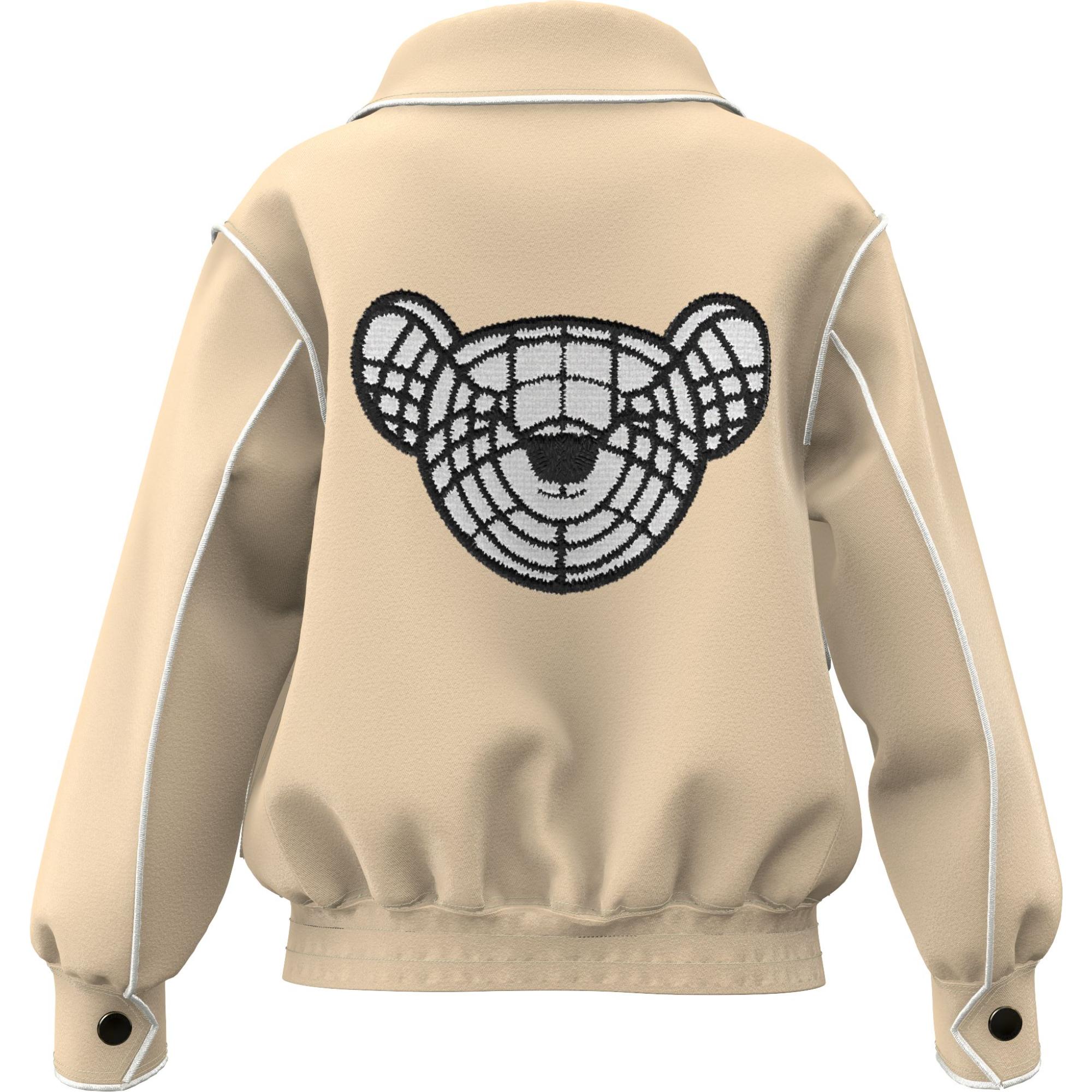 토마스 베어 아플리케 코튼 해링턴 재킷