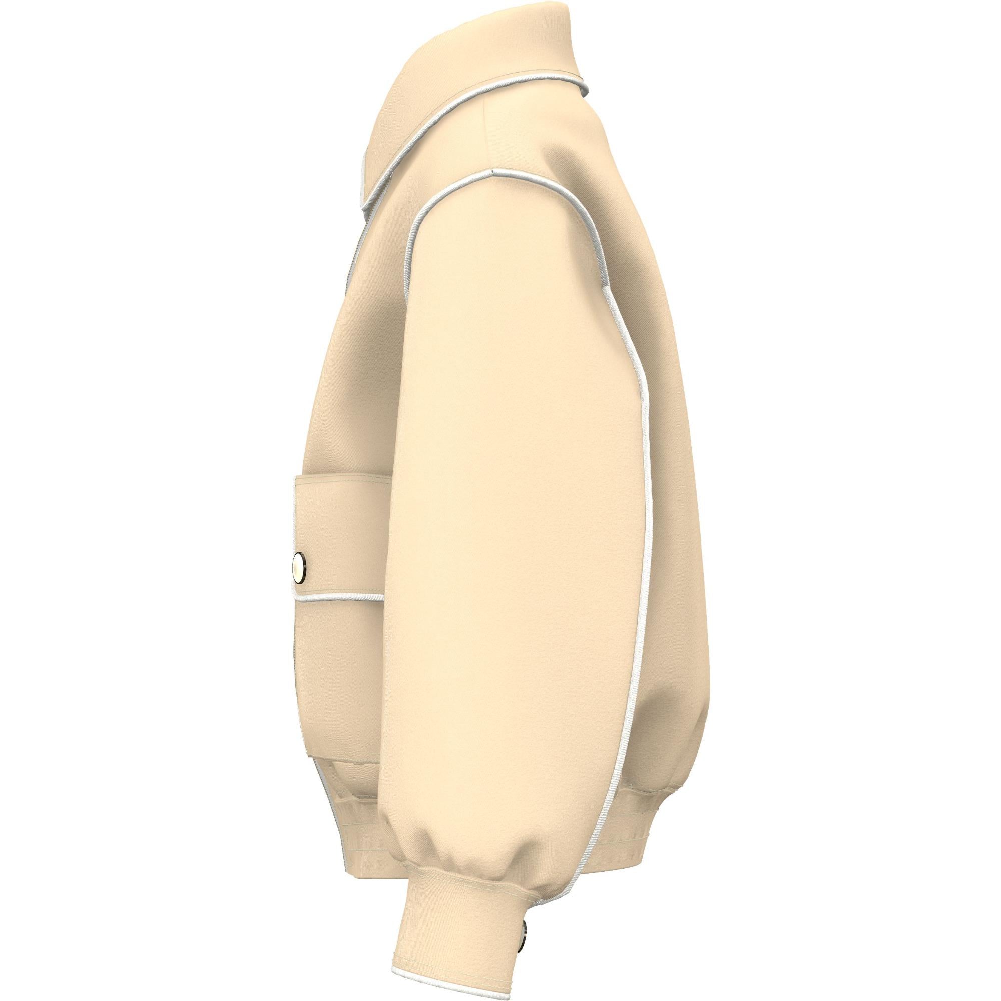 토마스 베어 아플리케 코튼 해링턴 재킷