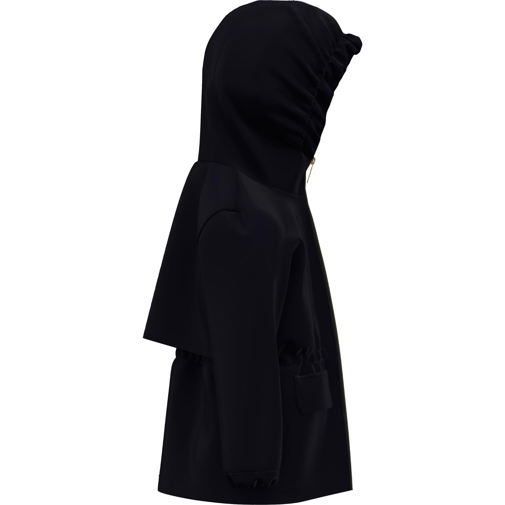 빈티지 체크 라이닝 코튼 후드 재킷