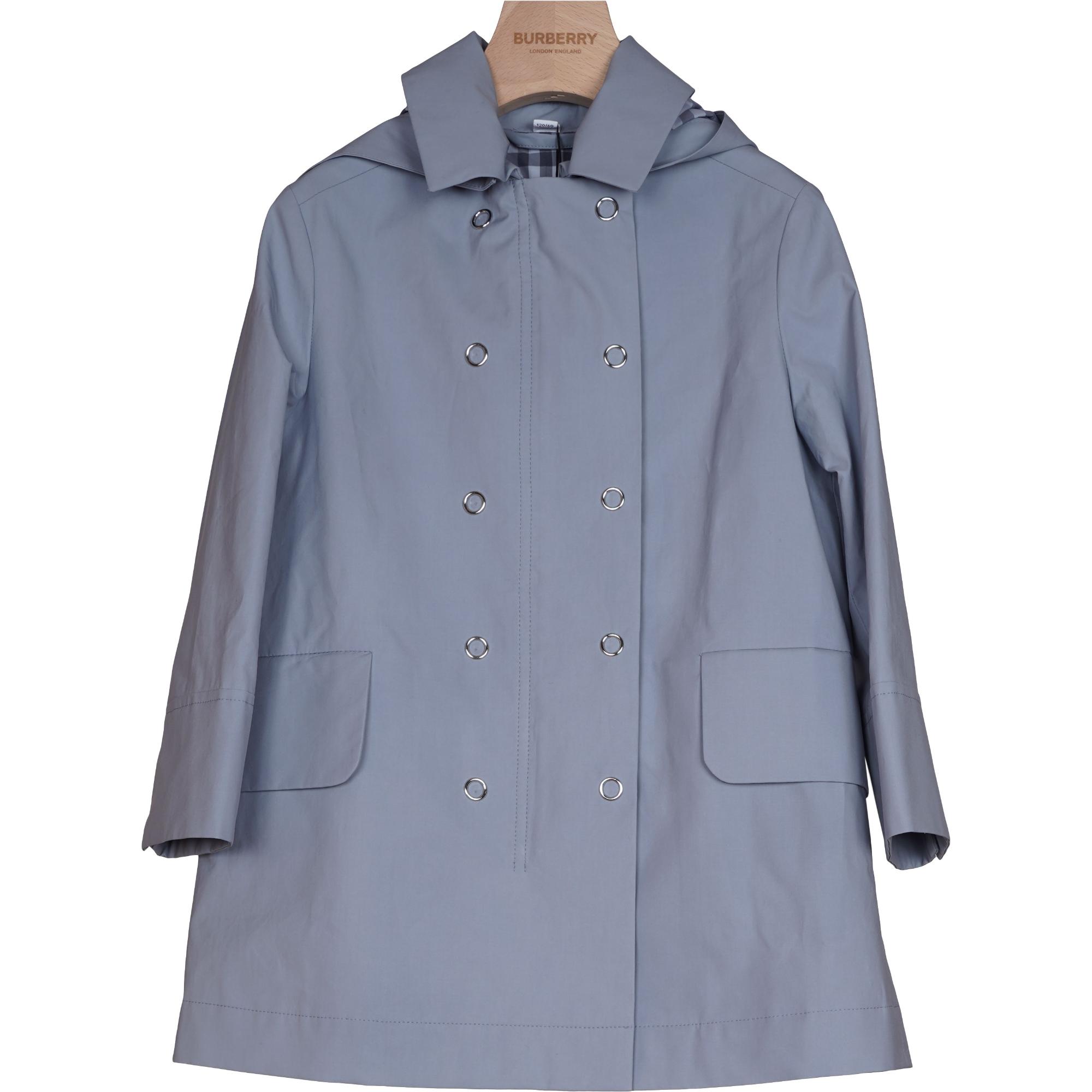 디태처블 후드 코튼 트렌치코트