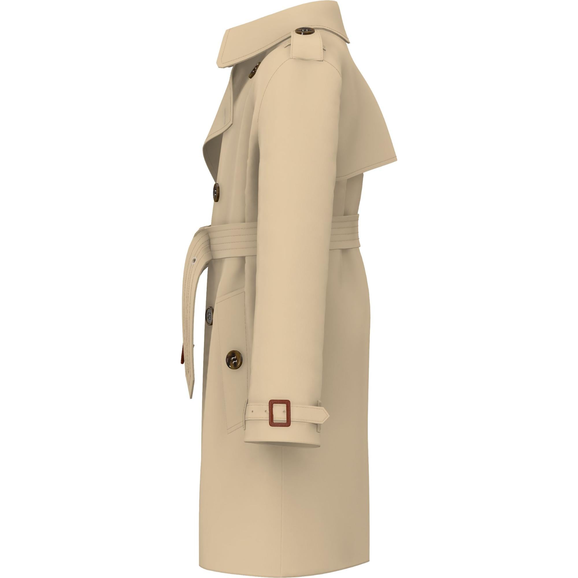 개버딘 트렌치코트