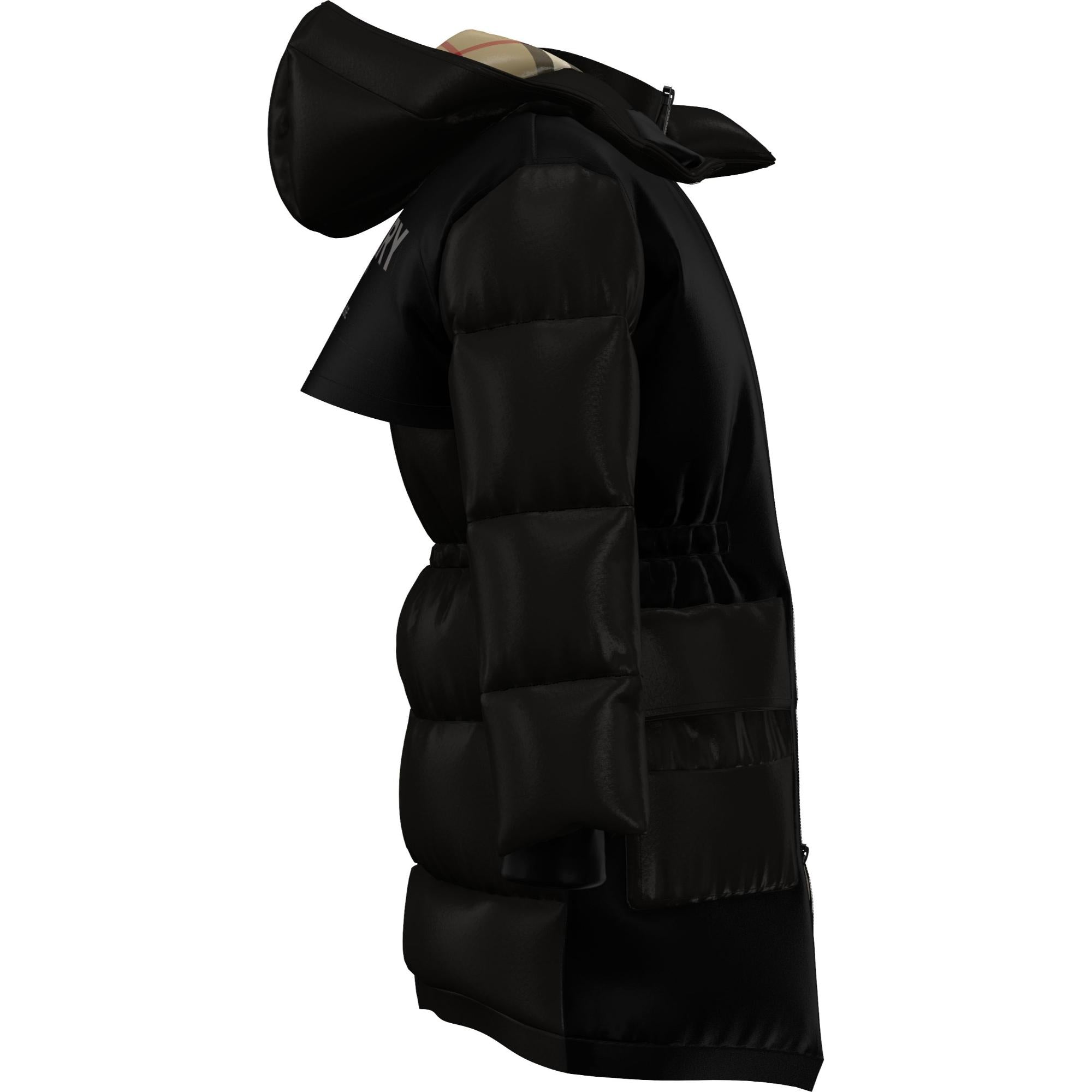 호스페리 프린트 다운 퍼퍼 코트