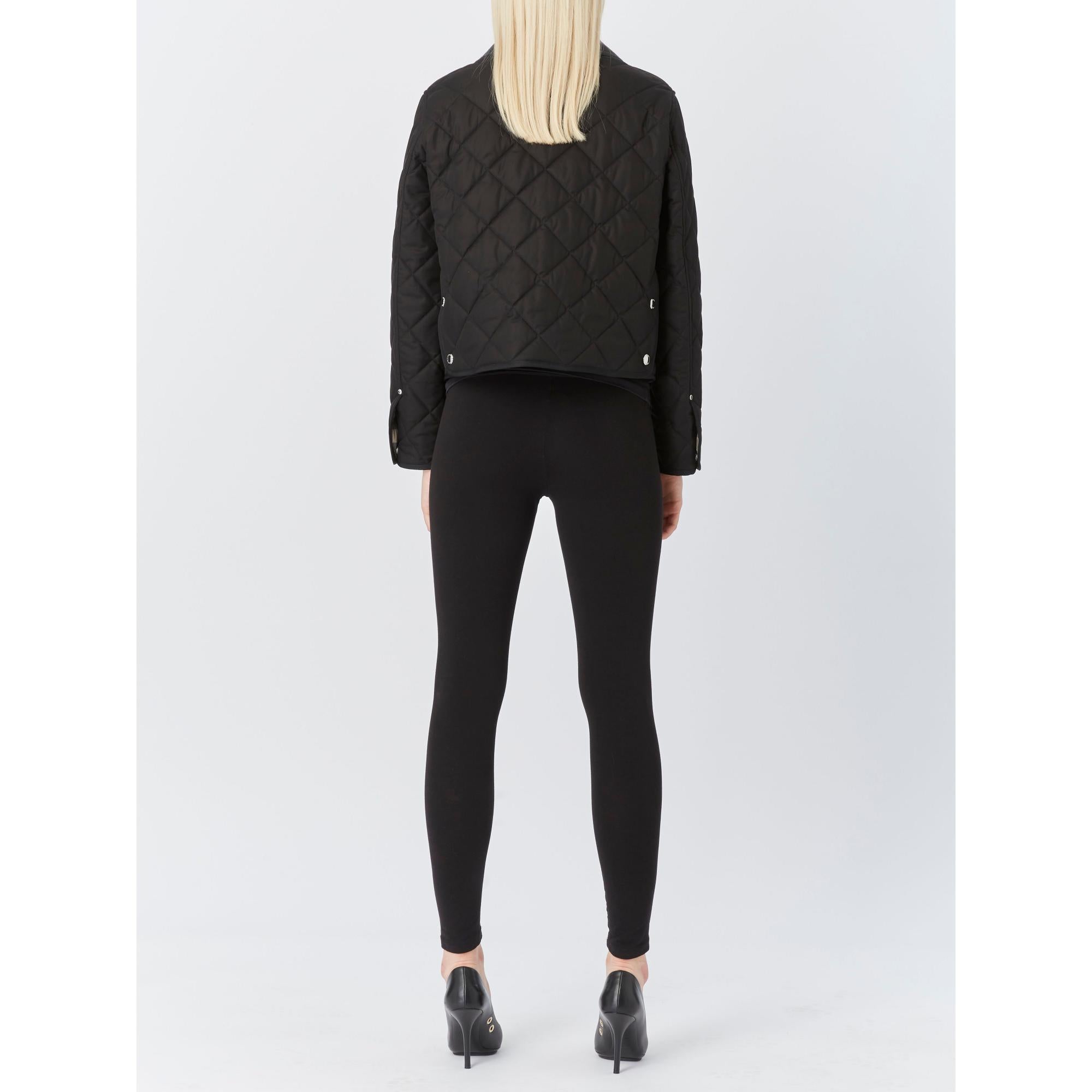 코튼 개버딘 다이아몬드 퀼팅 재킷