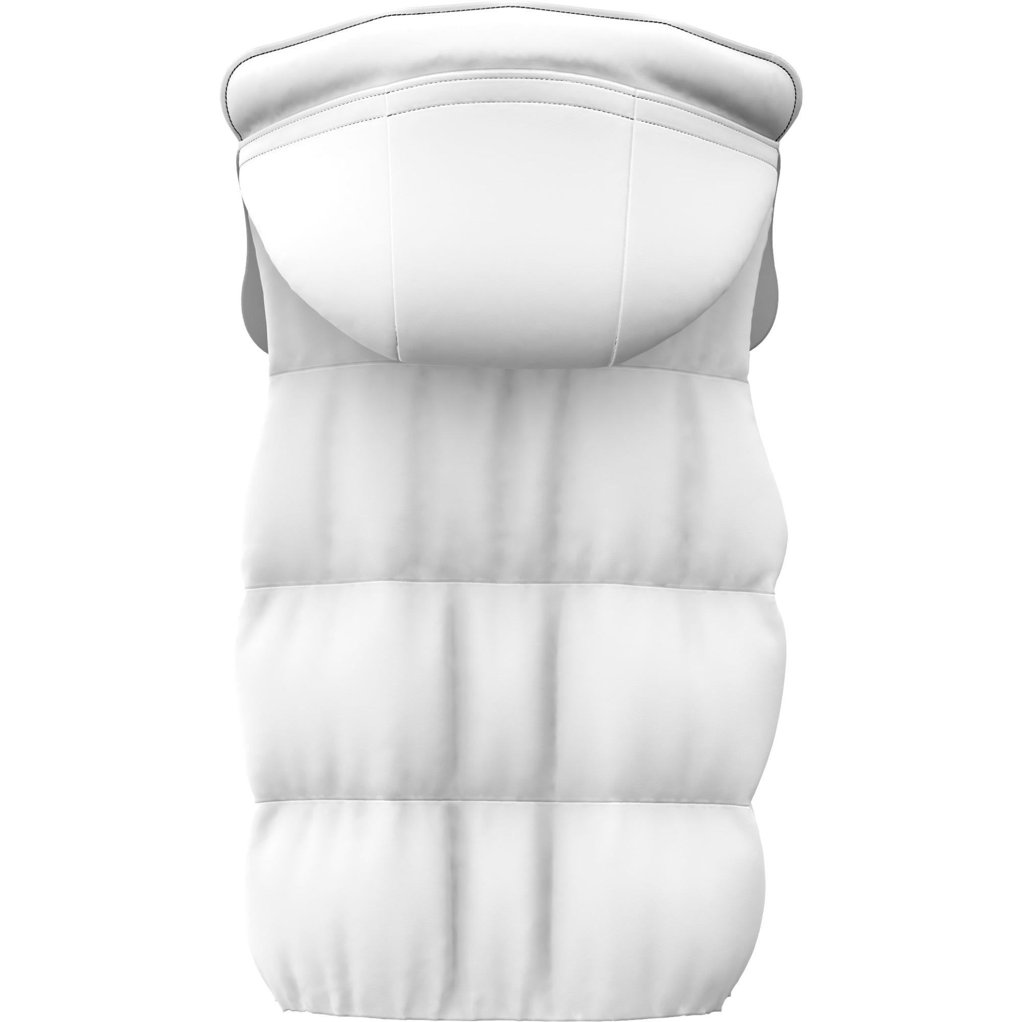 디태처블 후드 투톤 나일론 퍼퍼 질레