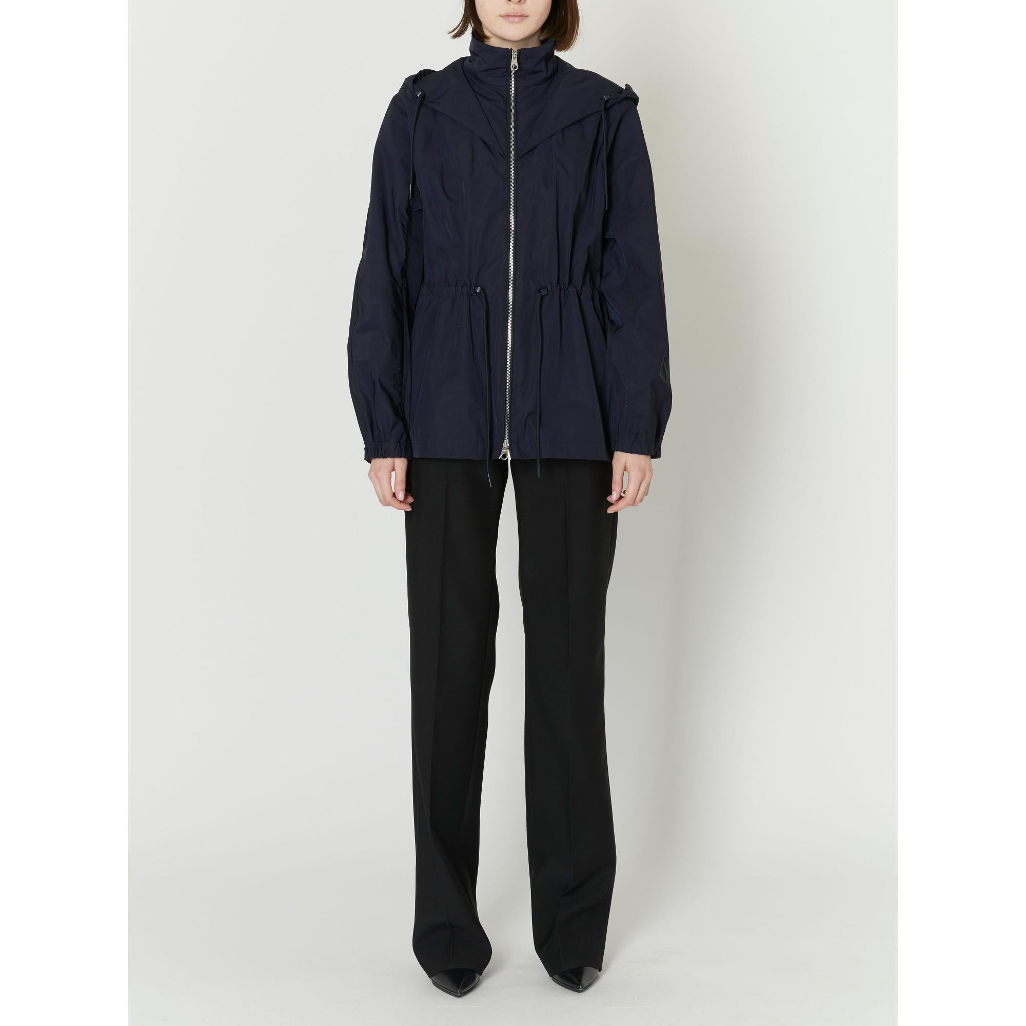 로고 디테일 후드 파카