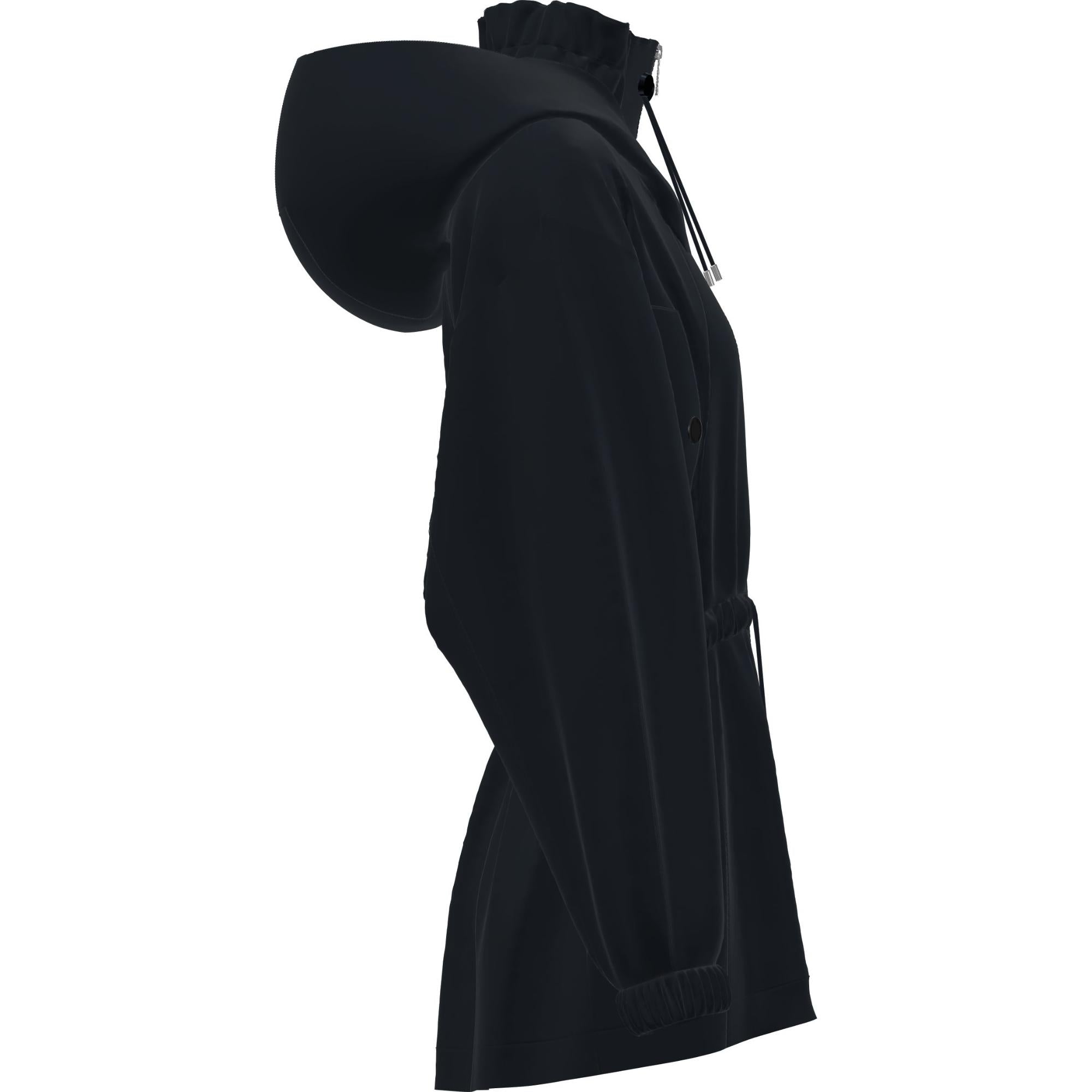 로고 디테일 후드 파카