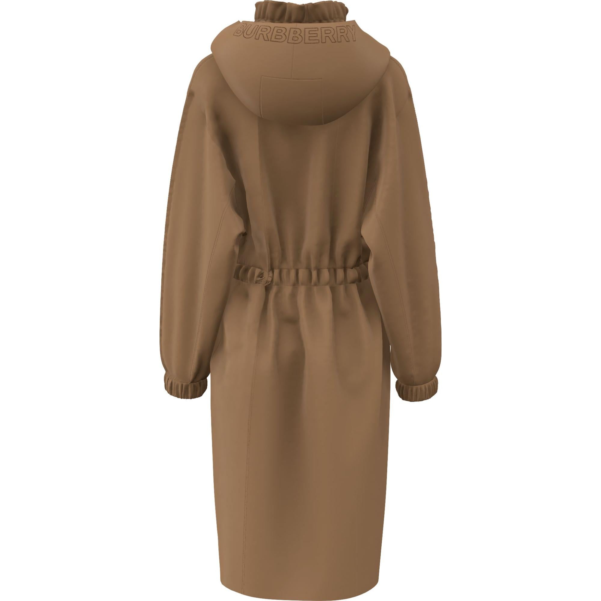 로고 디테일 후드 파카