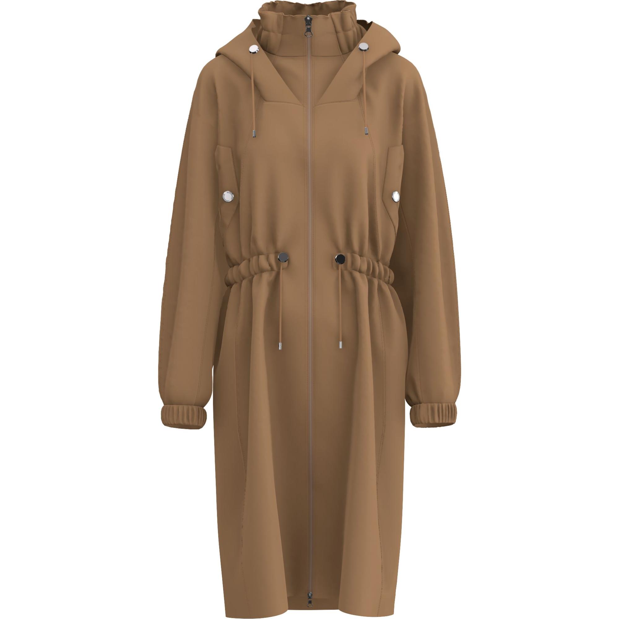 로고 디테일 후드 파카