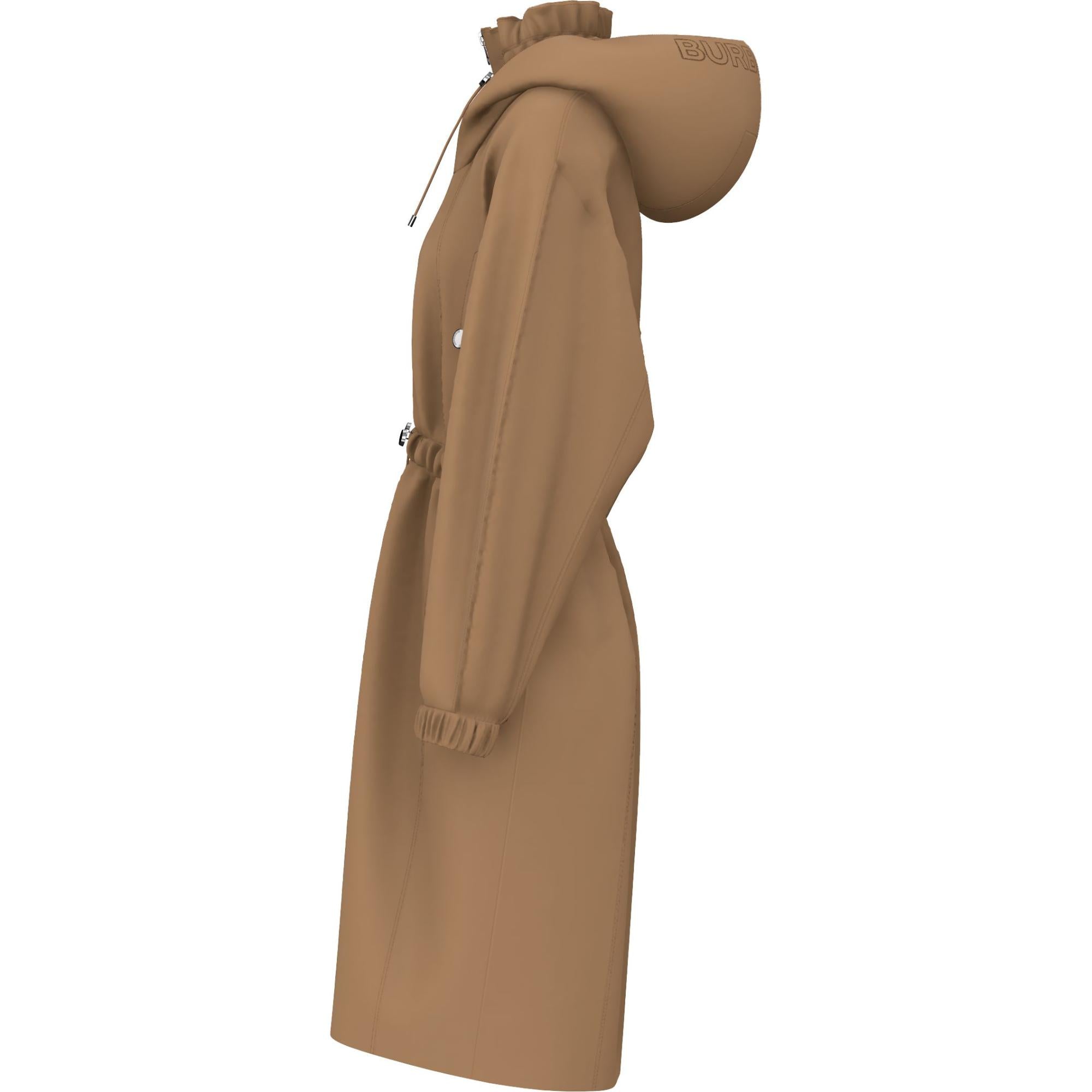 로고 디테일 후드 파카