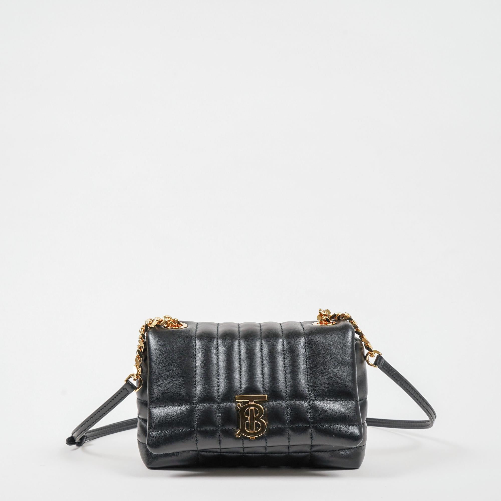 퀼팅 레더 미니 롤라 사첼