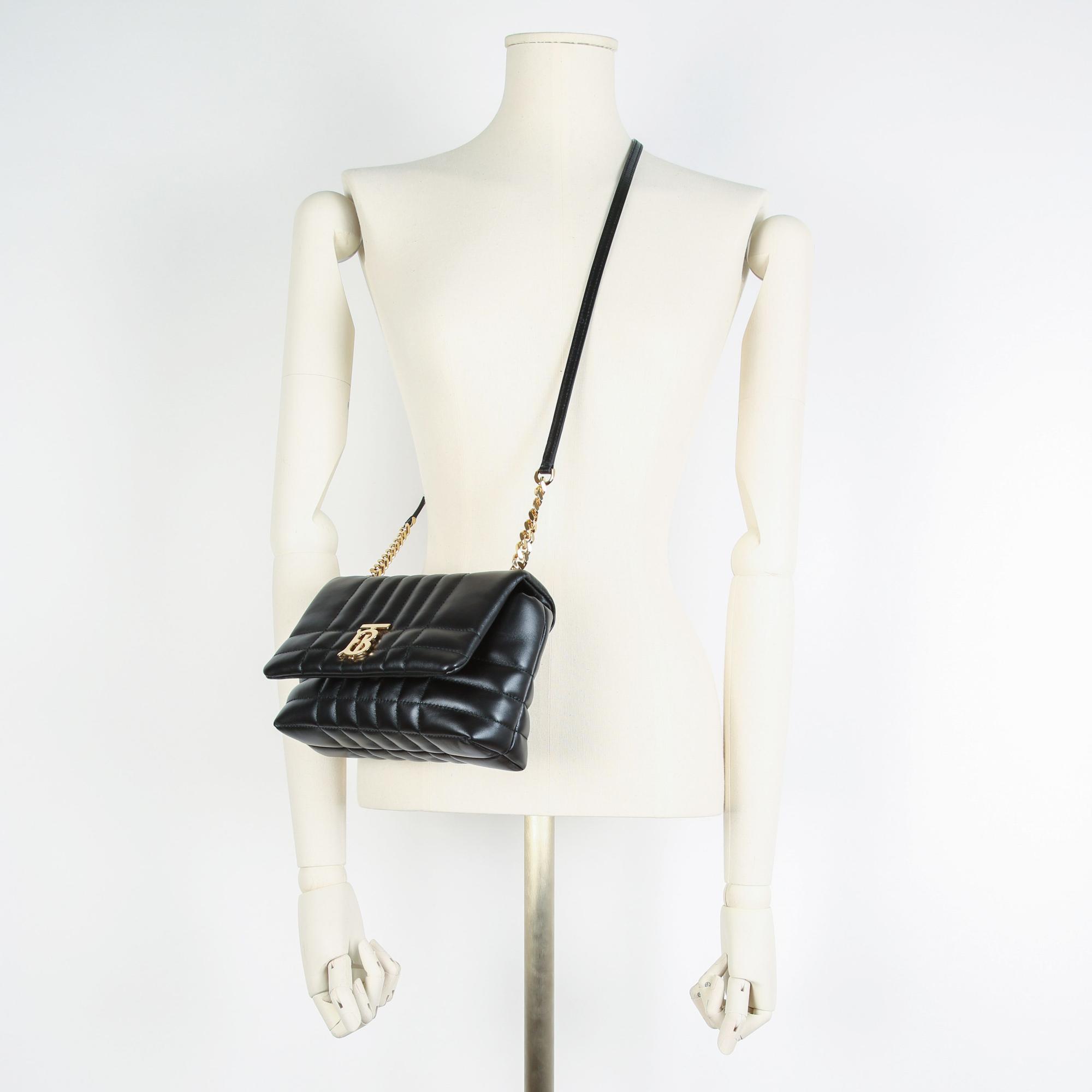 퀼팅 레더 미니 롤라 사첼