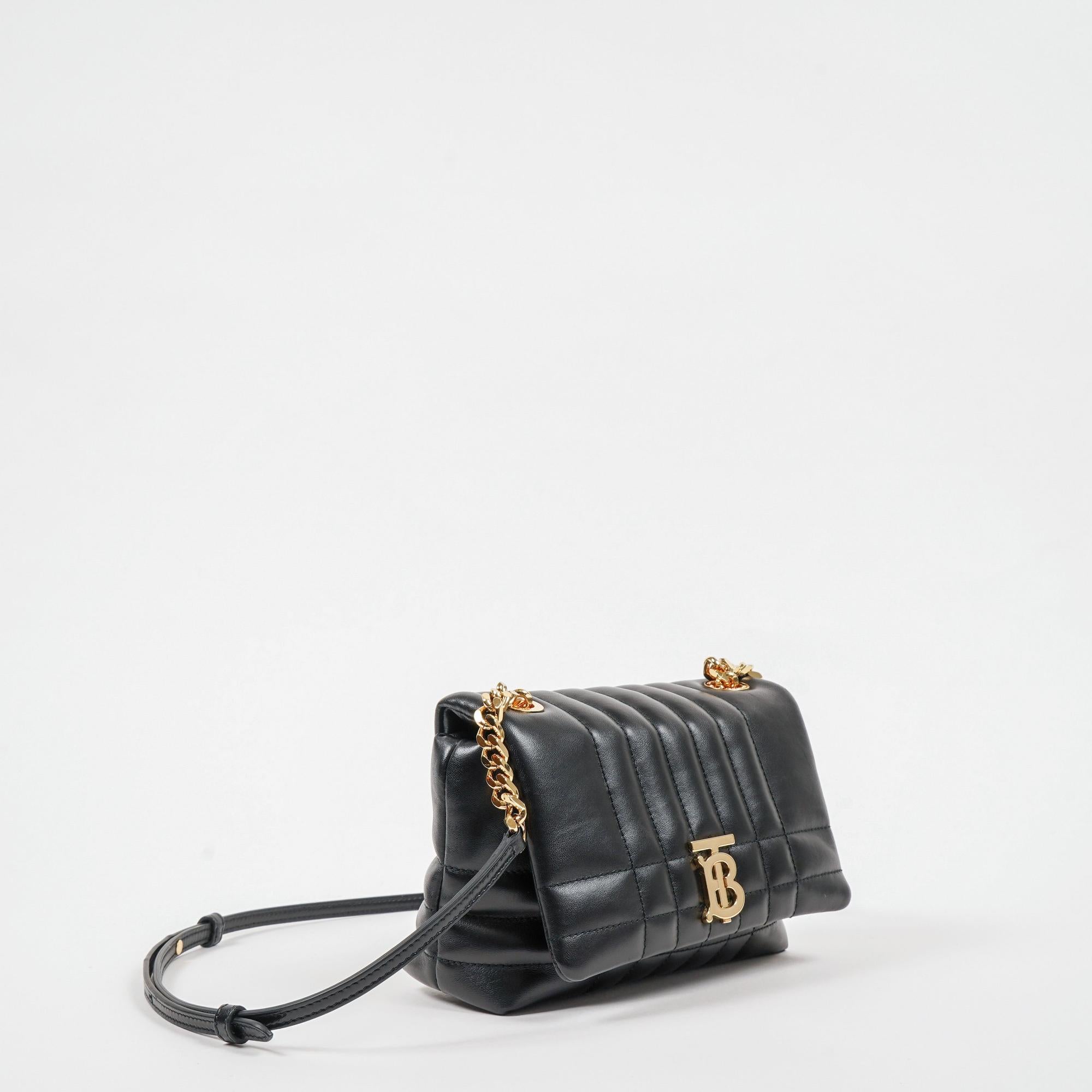 퀼팅 레더 미니 롤라 사첼