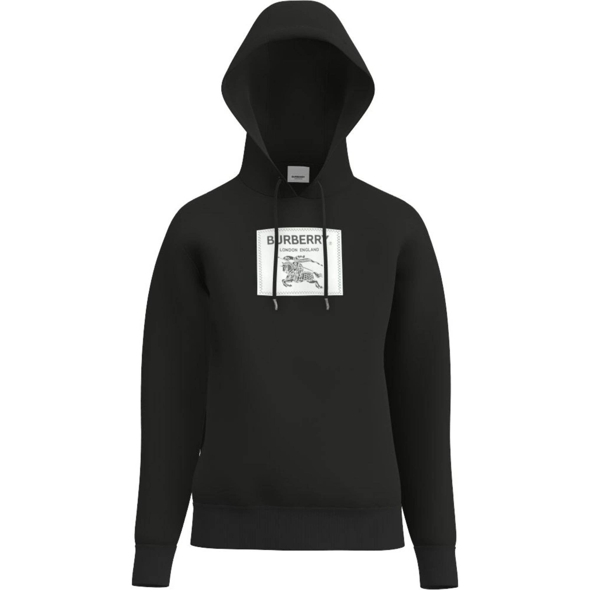 프로섬 라벨 코튼 후디