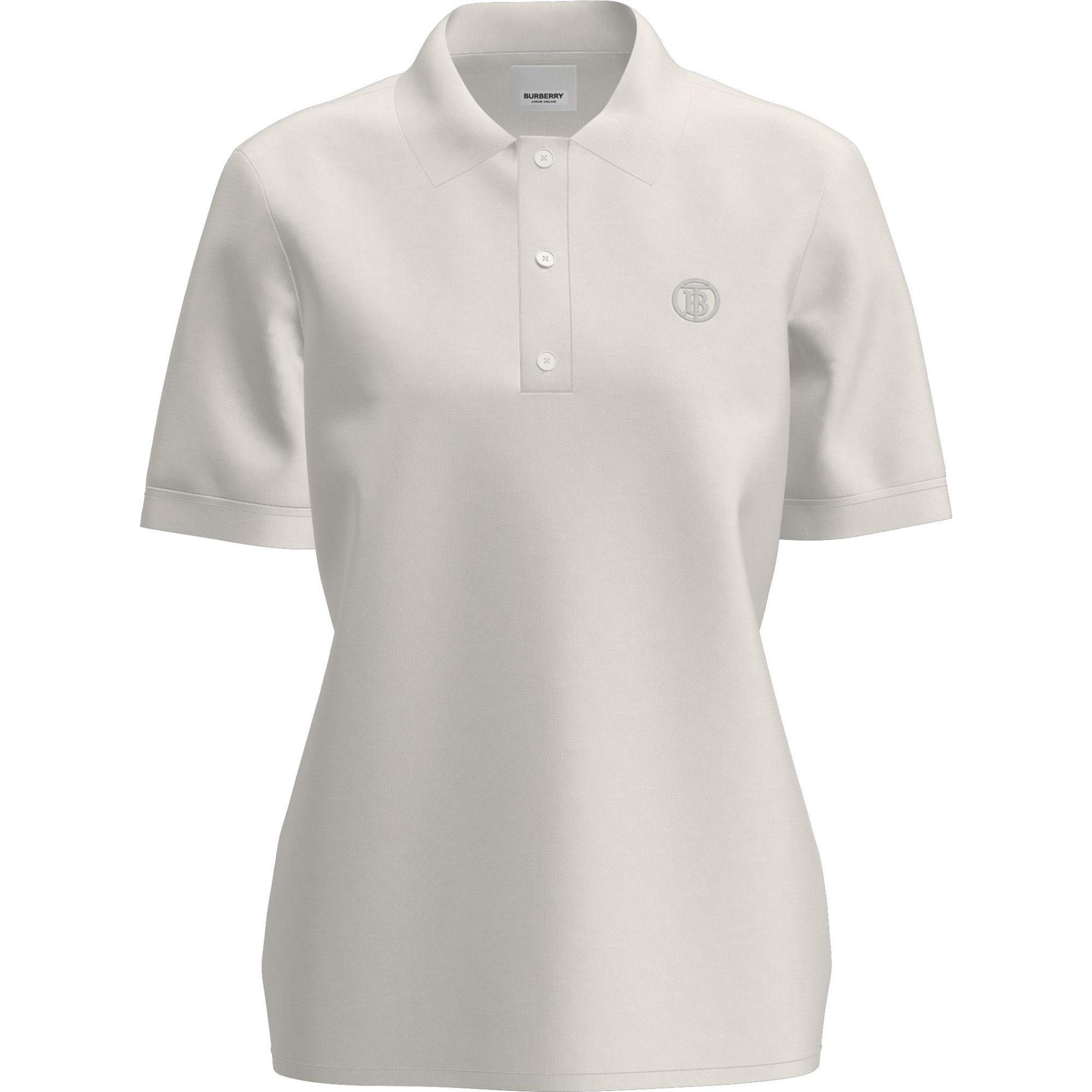 모노그램 모티프 코튼 폴로셔츠