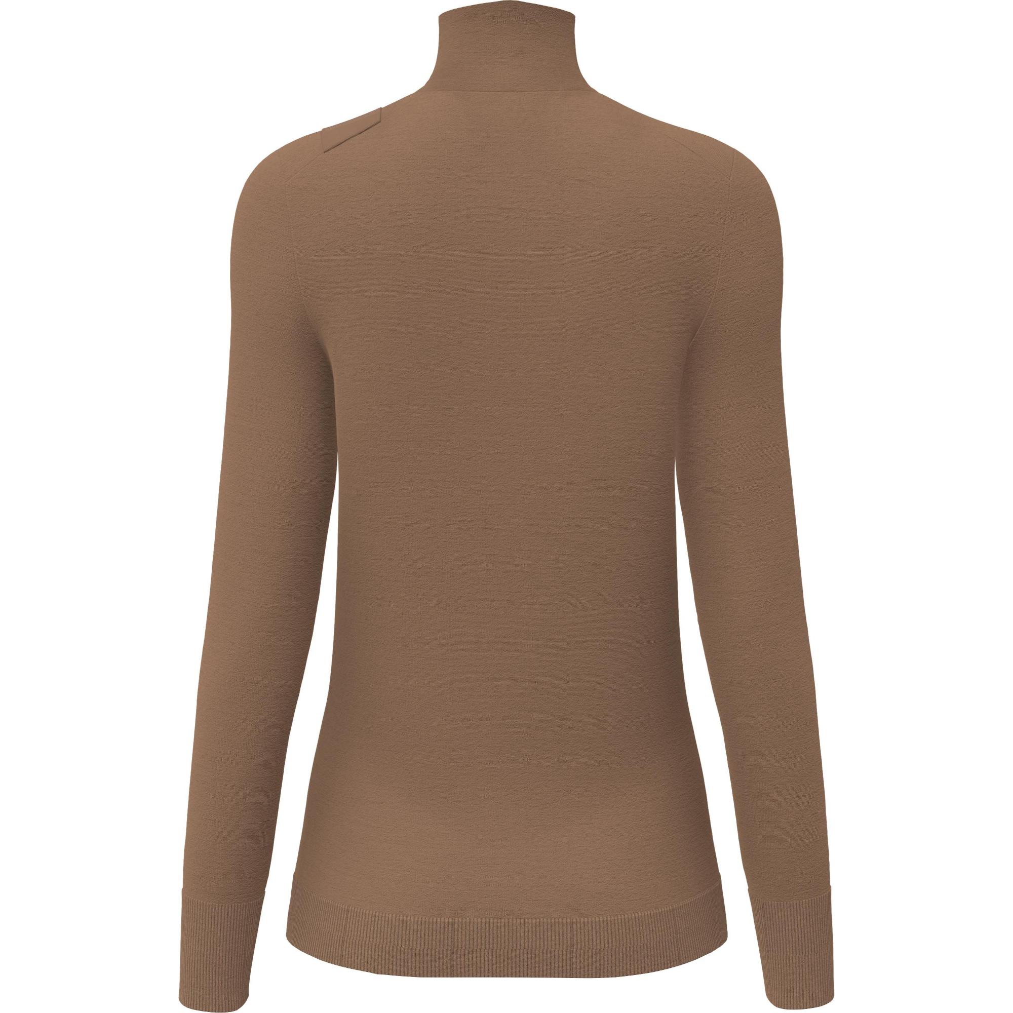 모노그램 모티프 울 실크 블렌드 퍼넬넥 스웨터