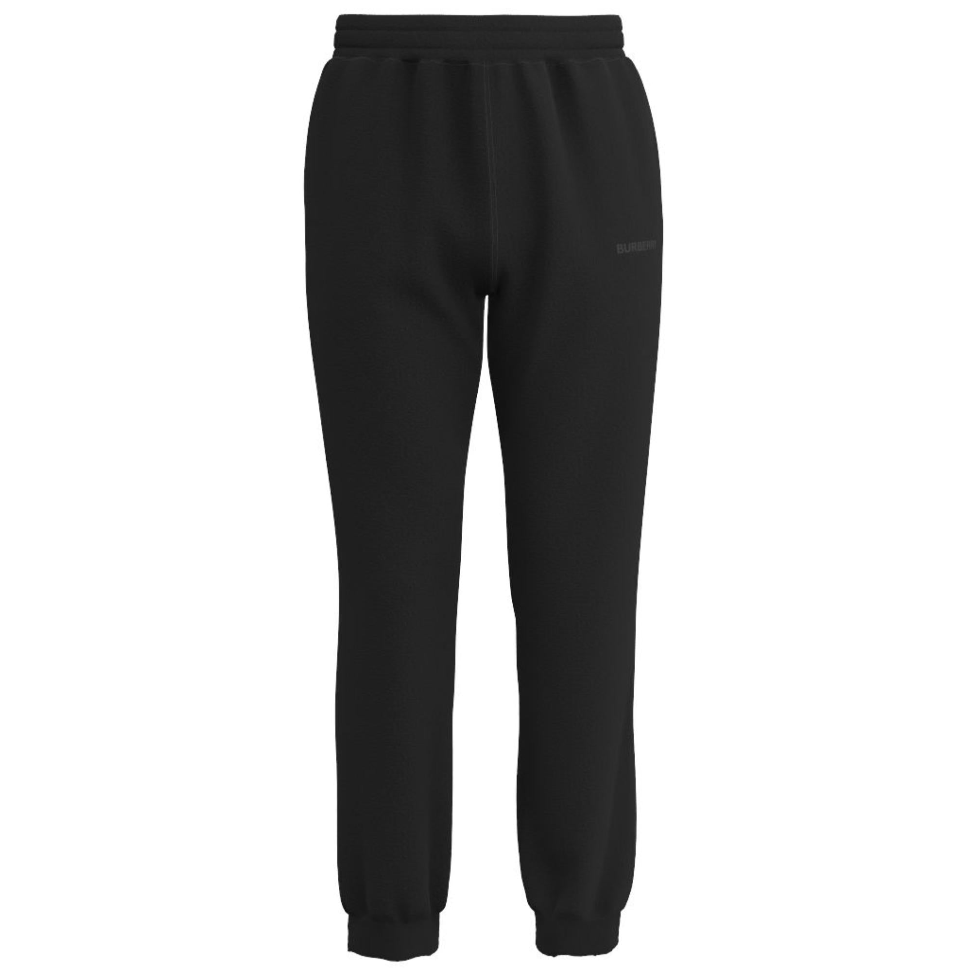 로고 프린트 스트레치 코튼 조깅 팬츠