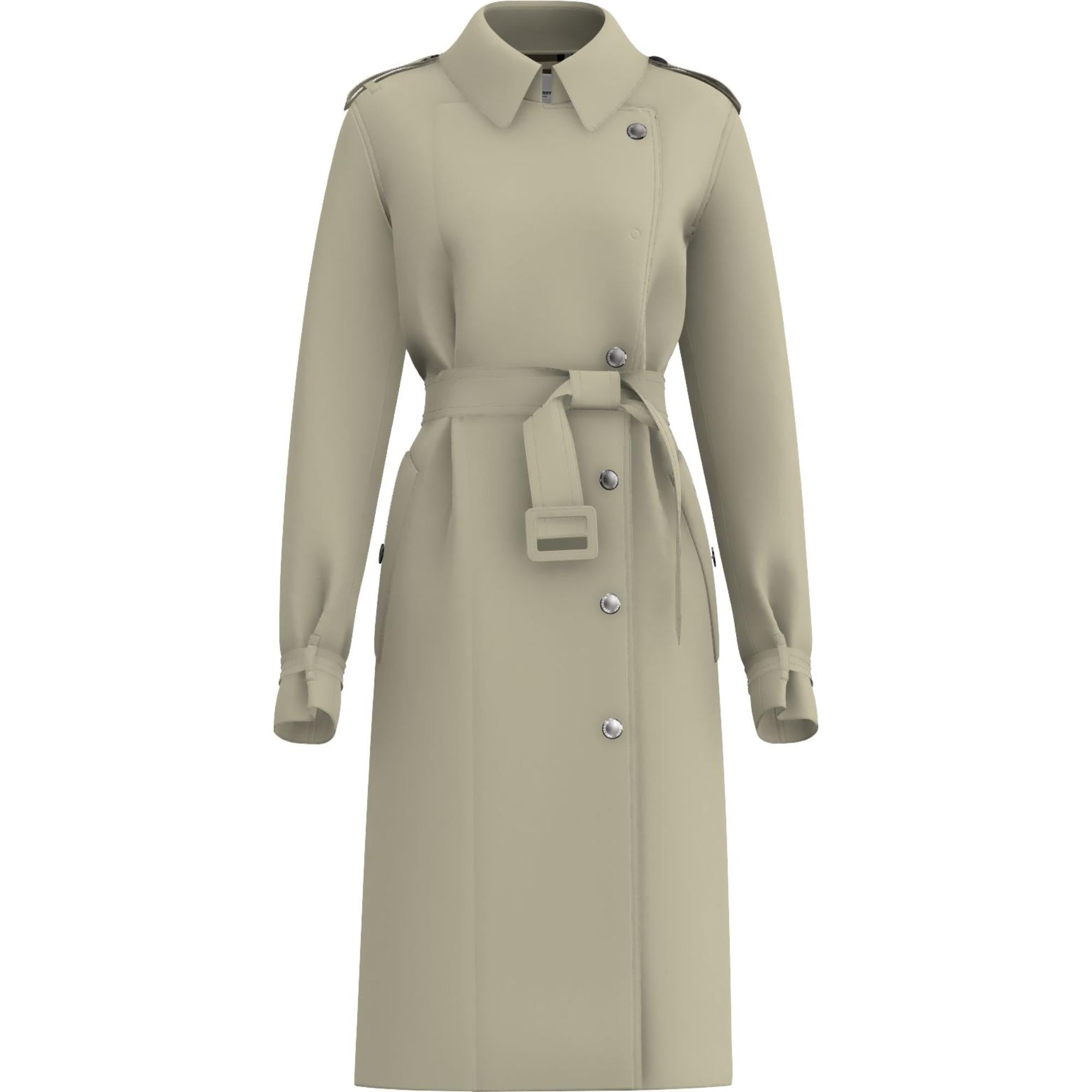 코튼 벨트 트렌치코트