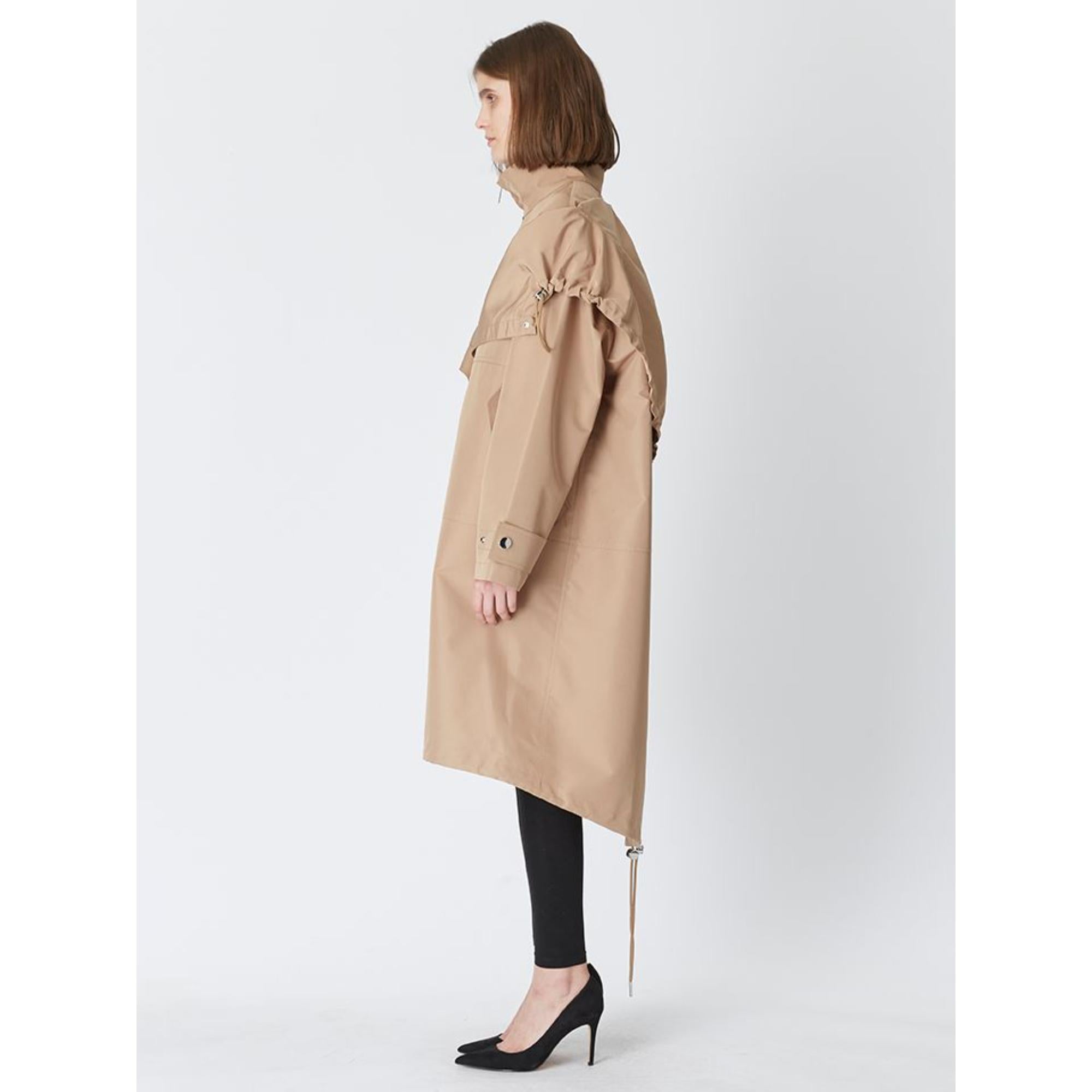 리컨스트럭티드 오버사이즈 후드 파카