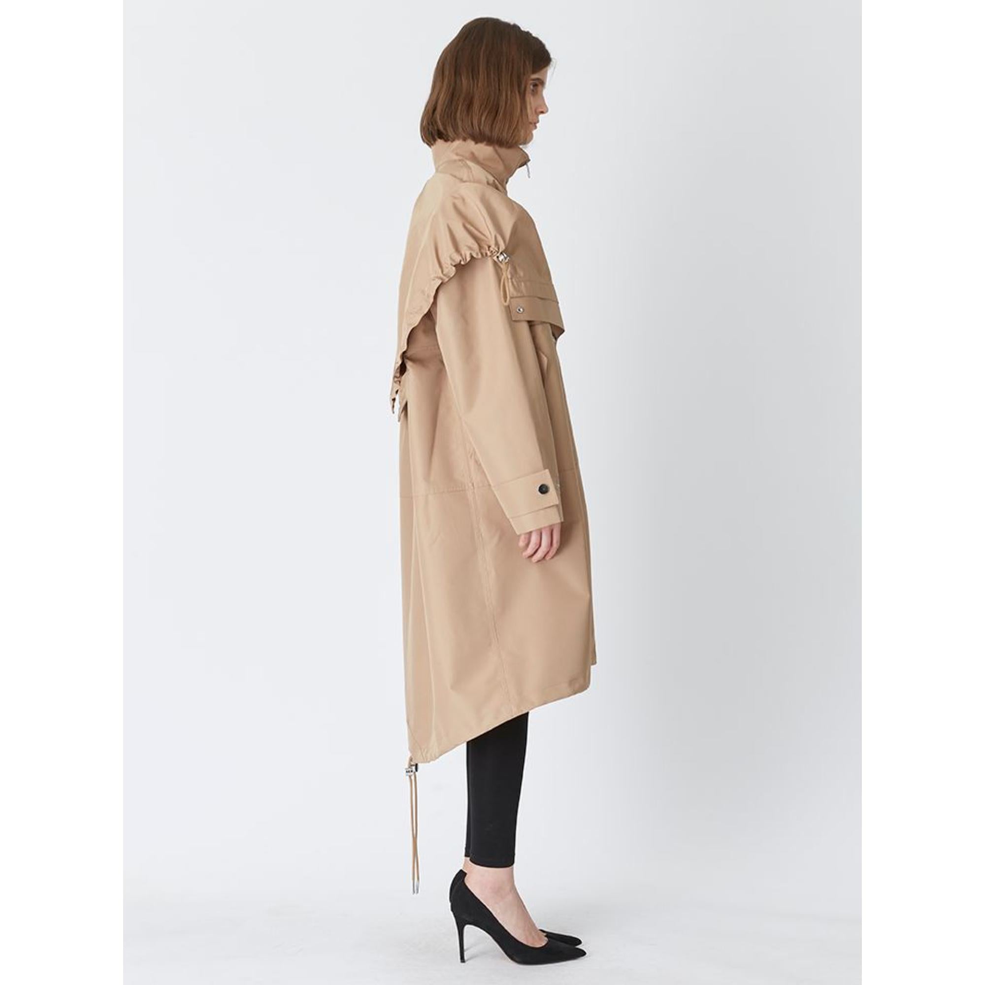 리컨스트럭티드 오버사이즈 후드 파카