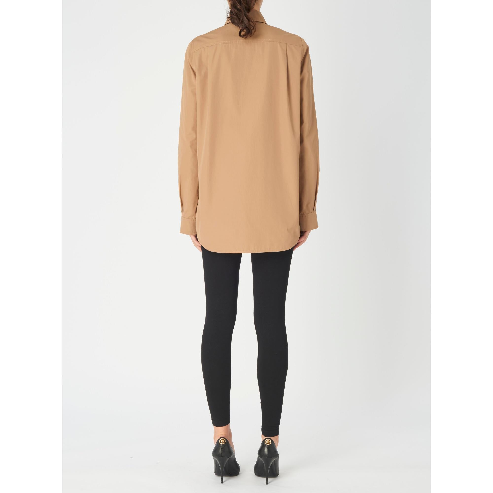 프로섬 라벨 코튼 셔츠