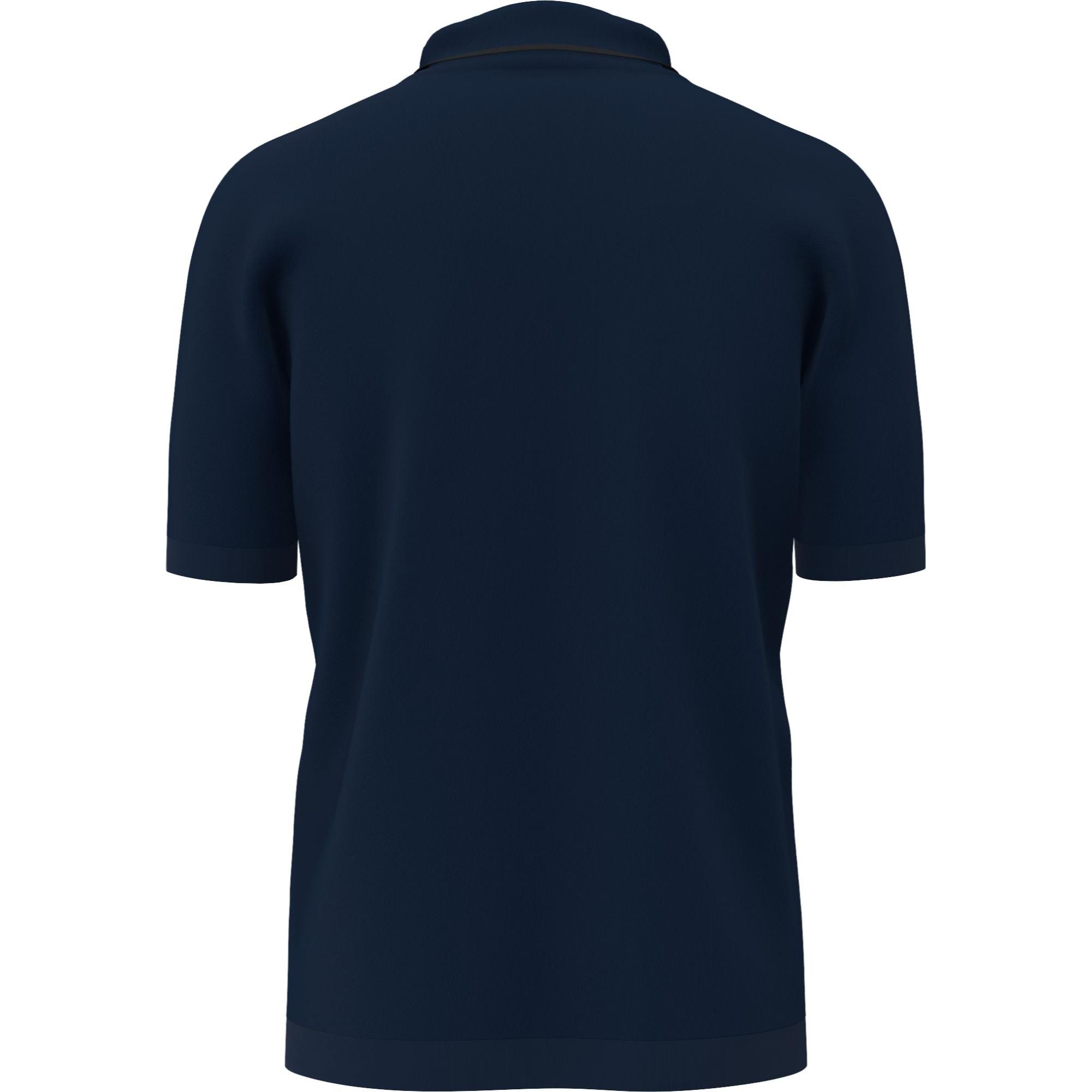 모노그램 모티프 울 실크 캐시미어 폴로셔츠