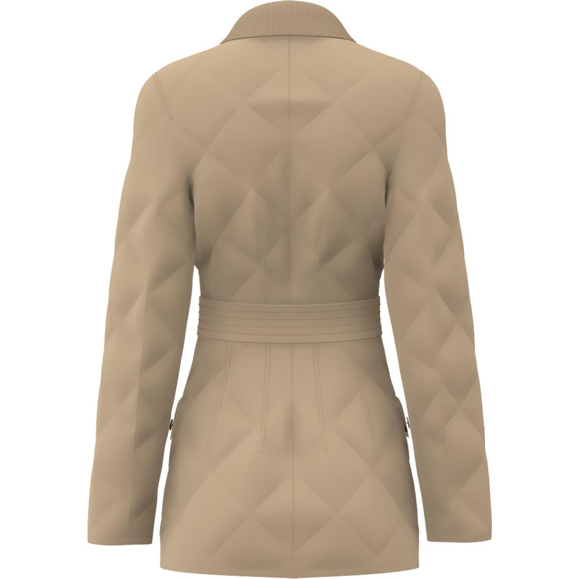 다이아몬드 퀼팅 재킷