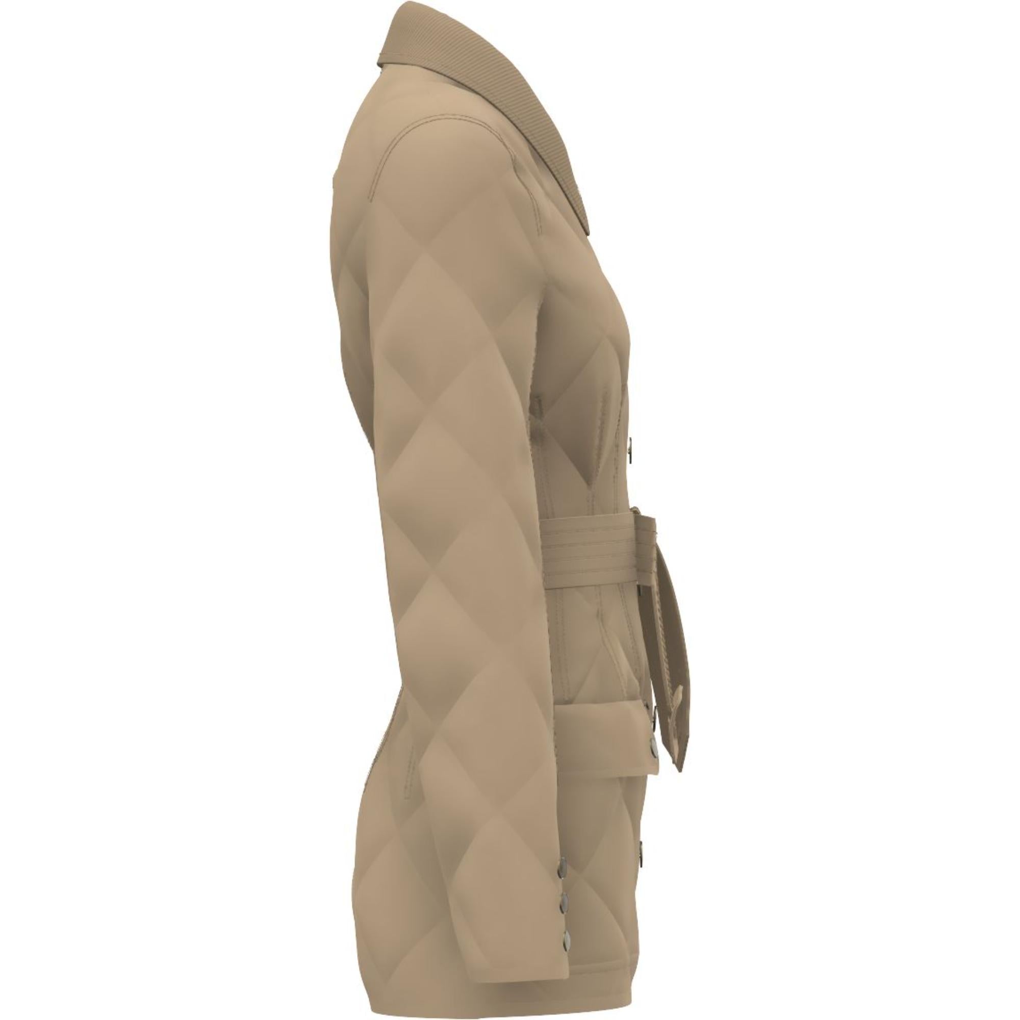 다이아몬드 퀼팅 재킷