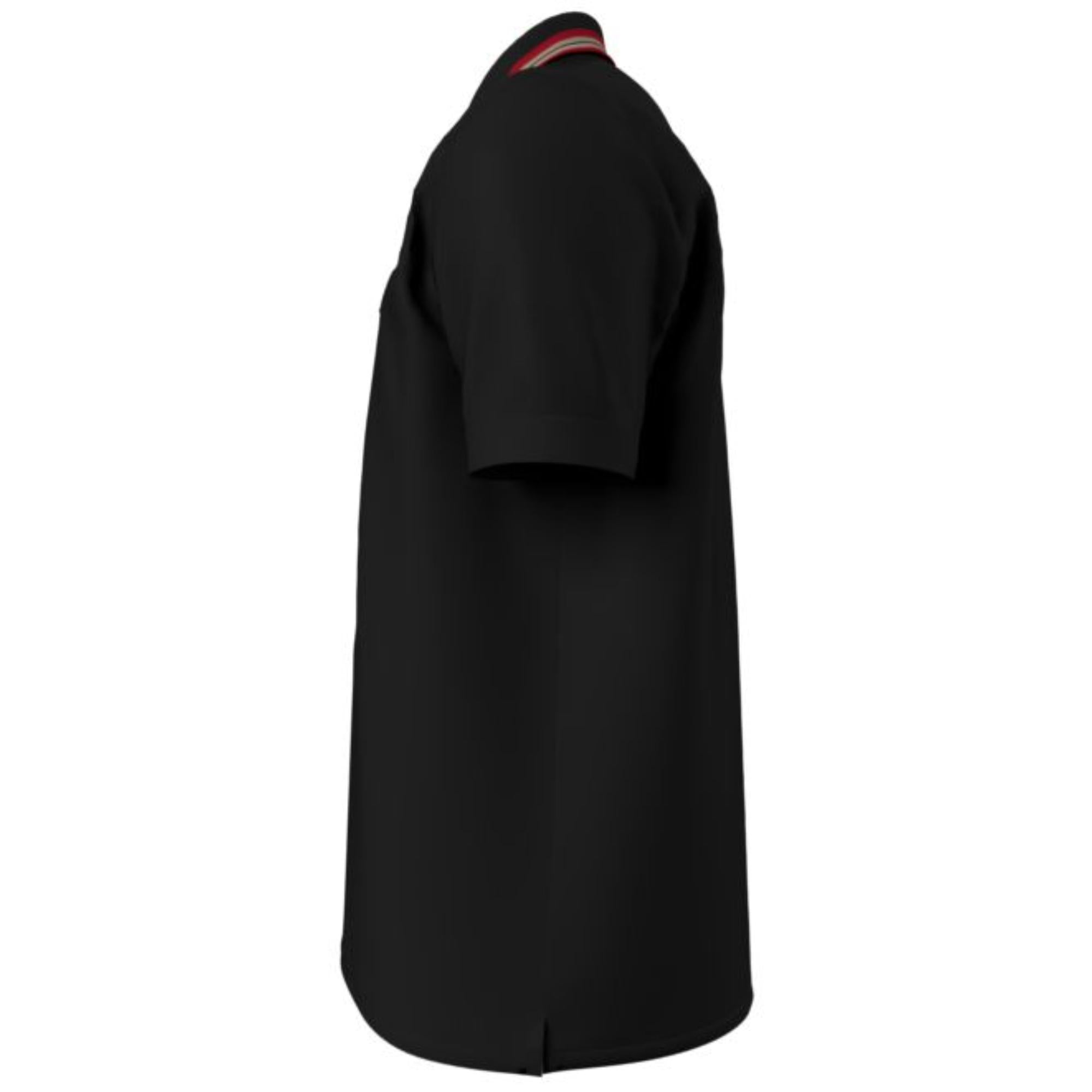 아이콘 스트라이프 칼라 폴로셔츠