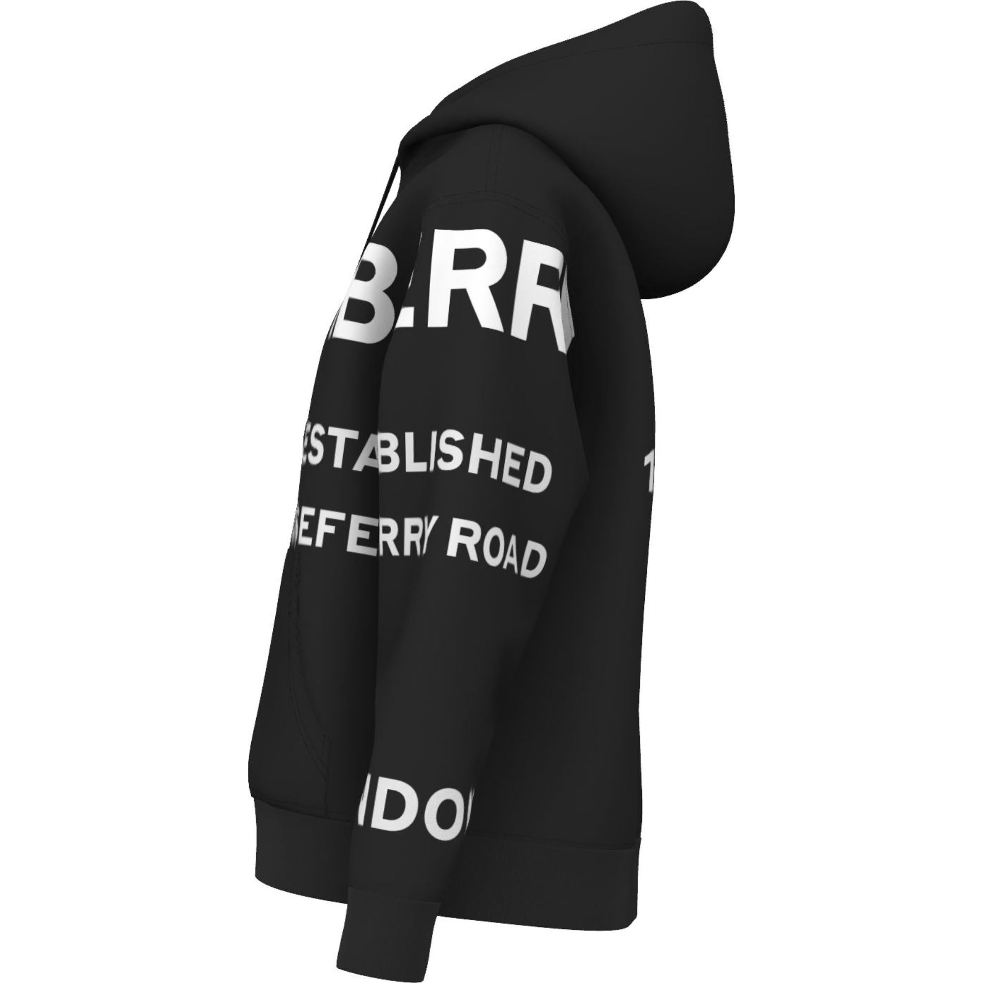 호스페리 프린트 코튼 오버사이즈 후디