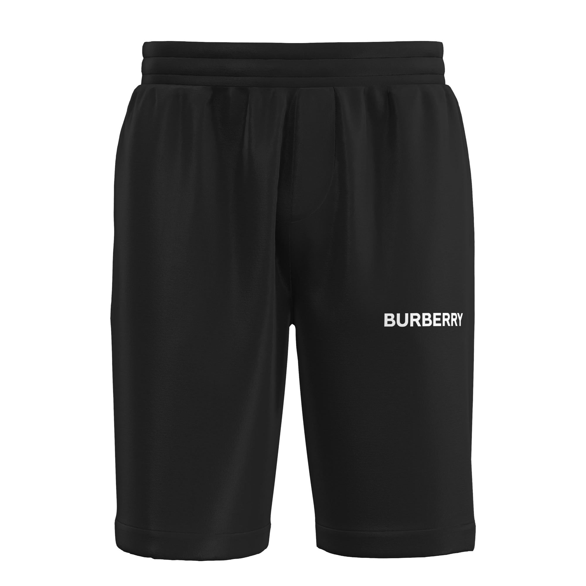 로고 프린트 코튼 쇼츠