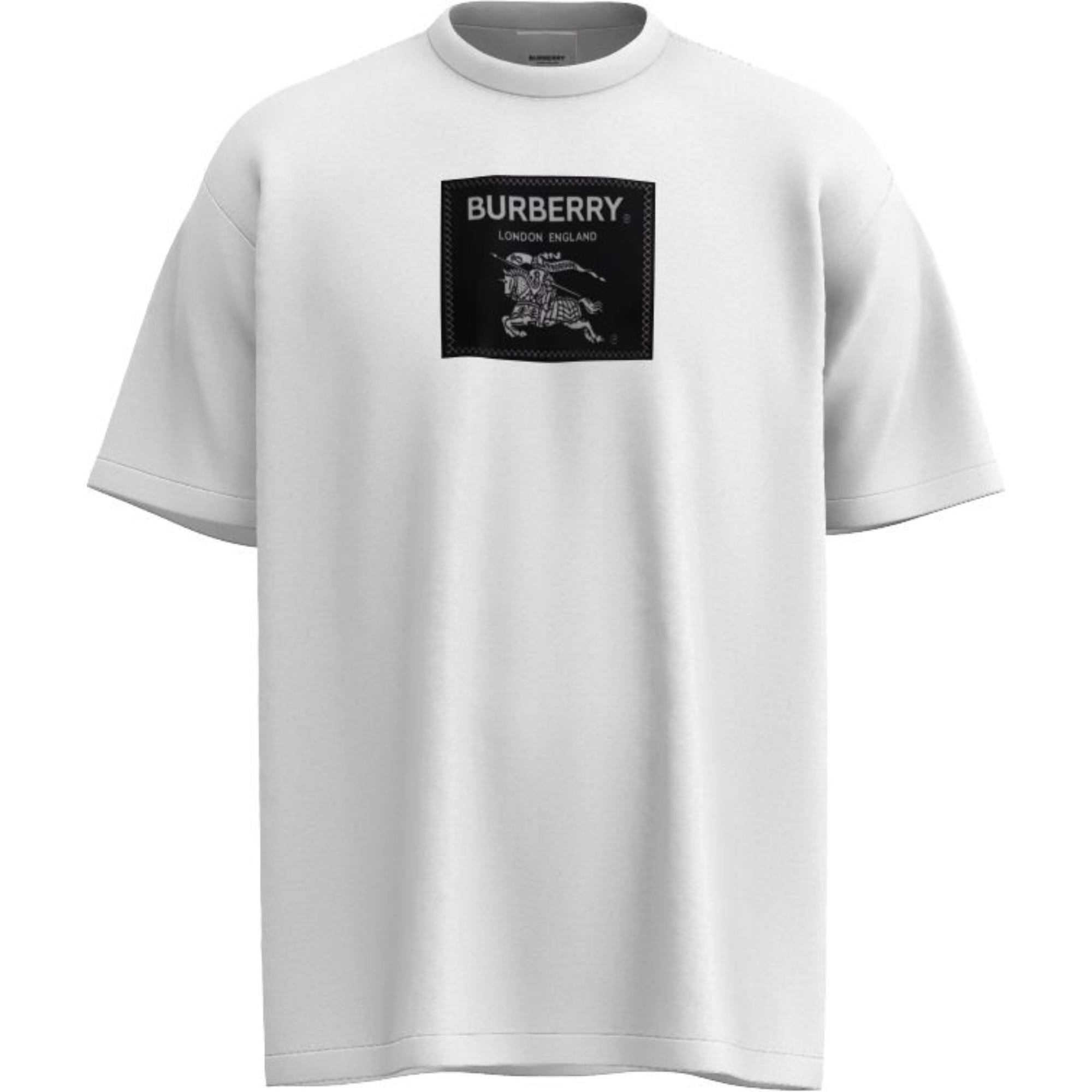 프로섬 라벨 코튼 티셔츠