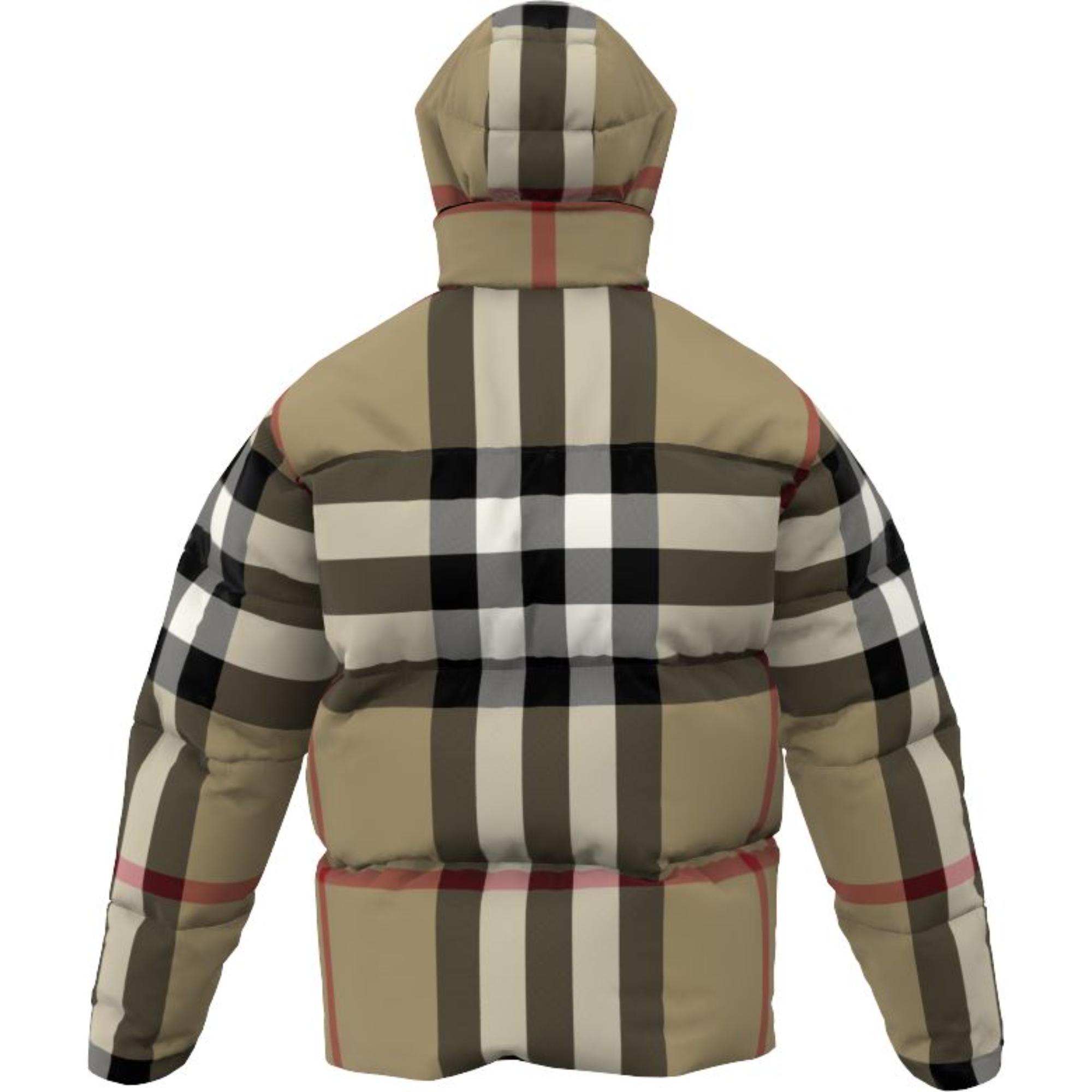 리버시블 체크 퍼퍼 재킷