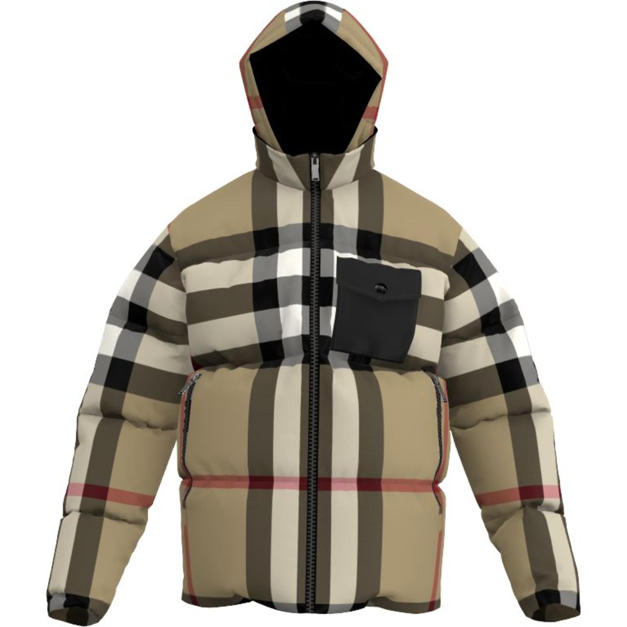 리버시블 체크 퍼퍼 재킷