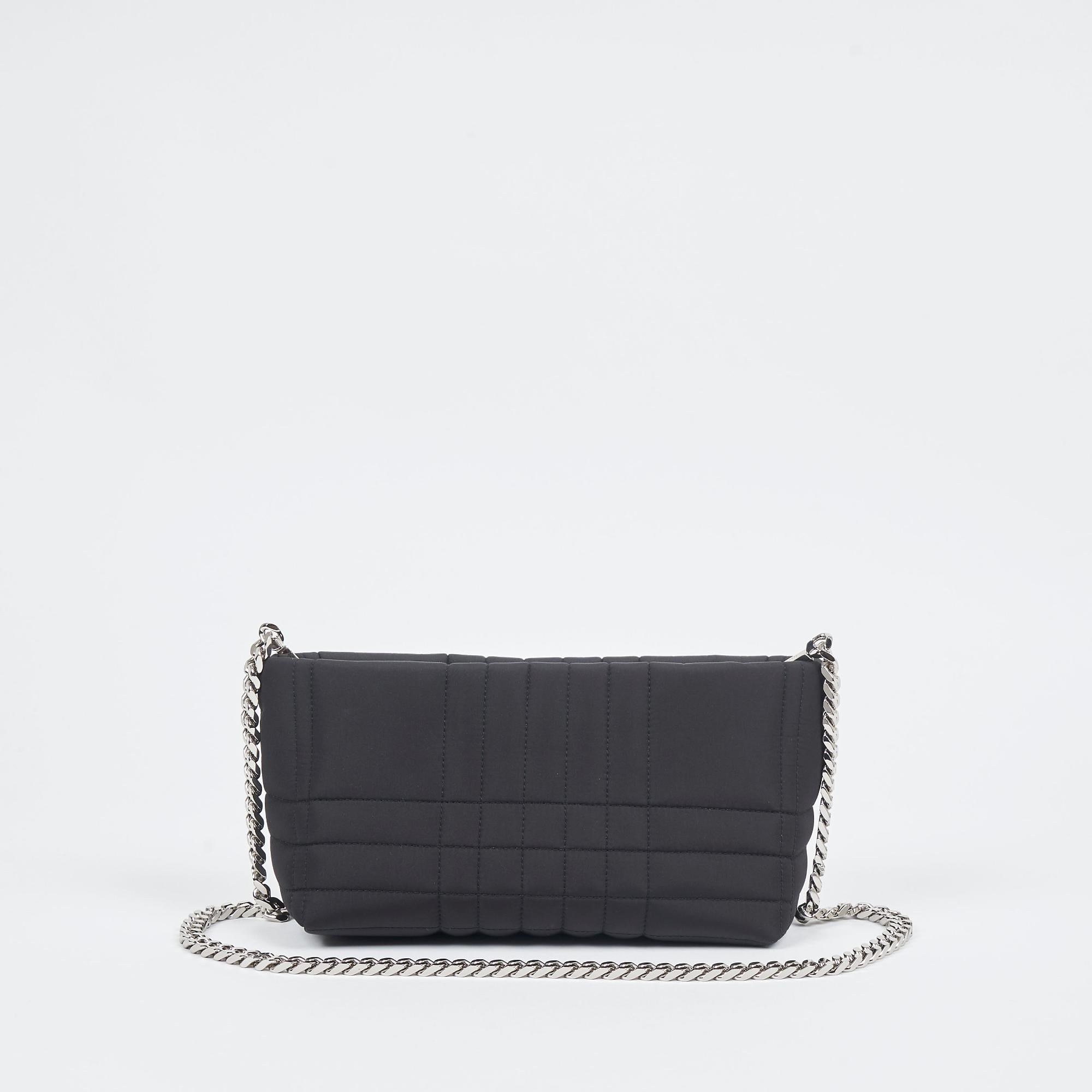 퀼팅 패브릭 스몰 소프트 롤라 백