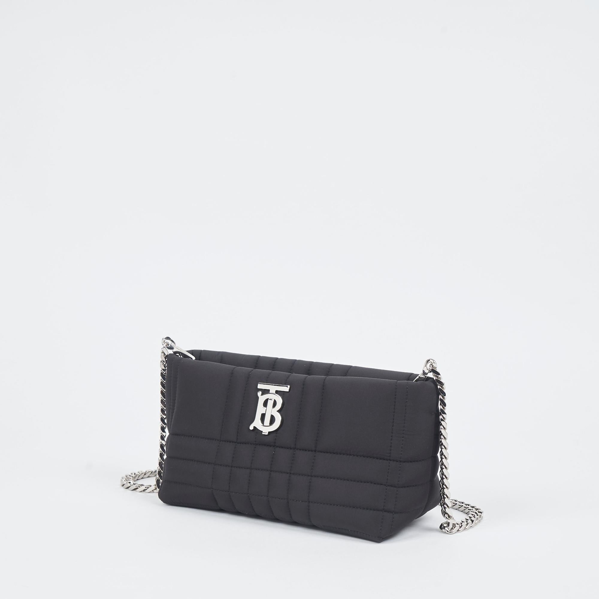 퀼팅 패브릭 스몰 소프트 롤라 백