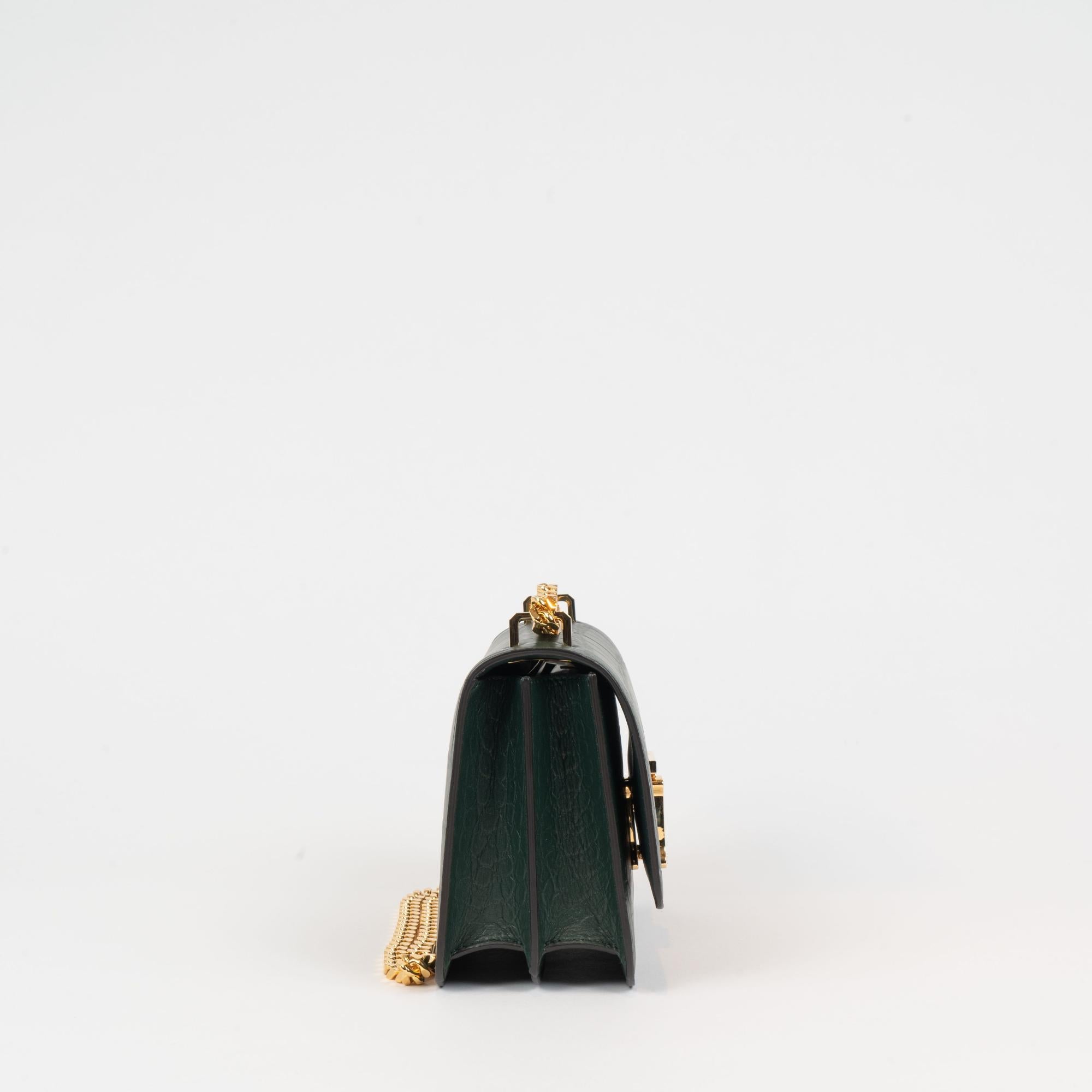 엠보싱 레더 스몰 TB 백