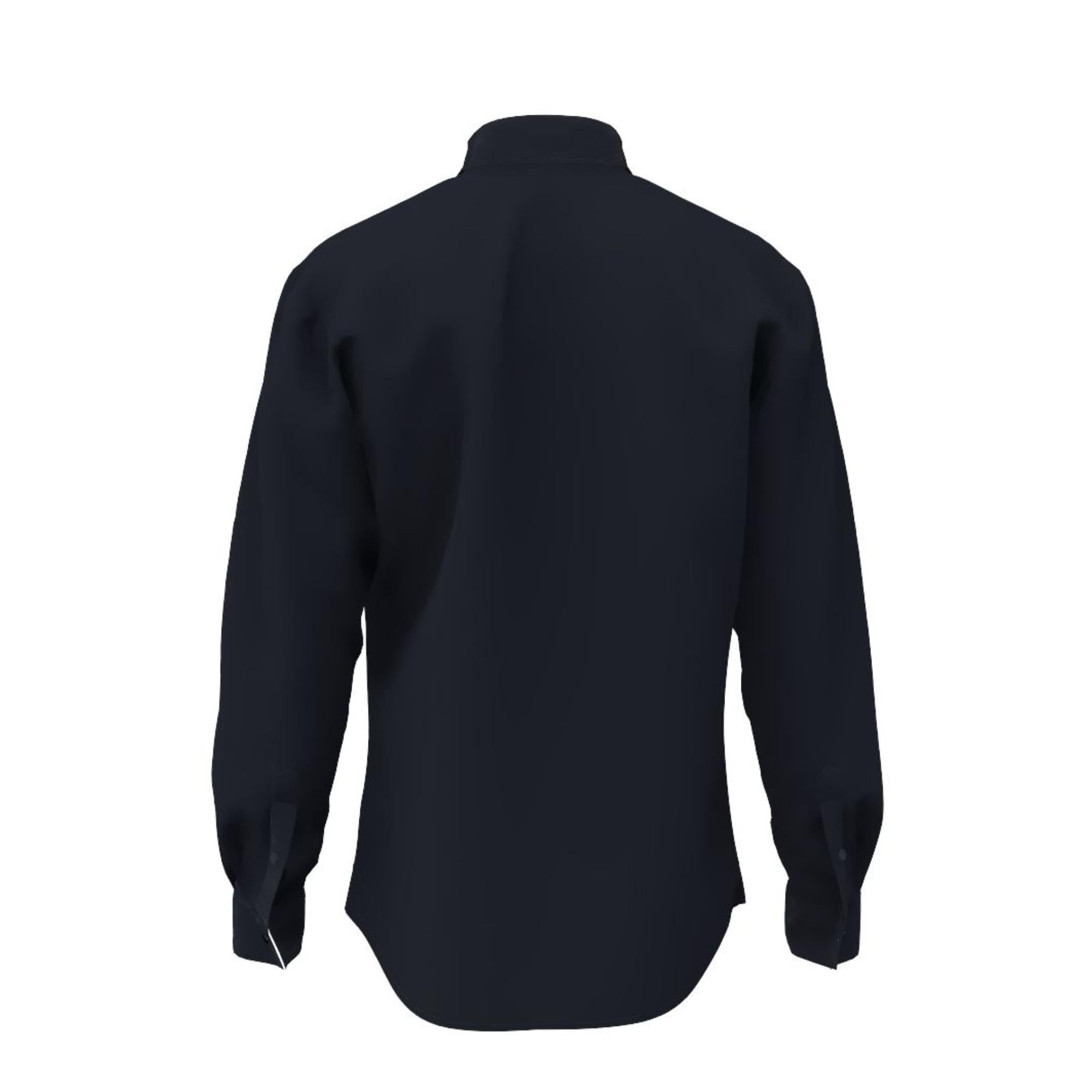 엠브로이더리 로고 코튼 셔츠